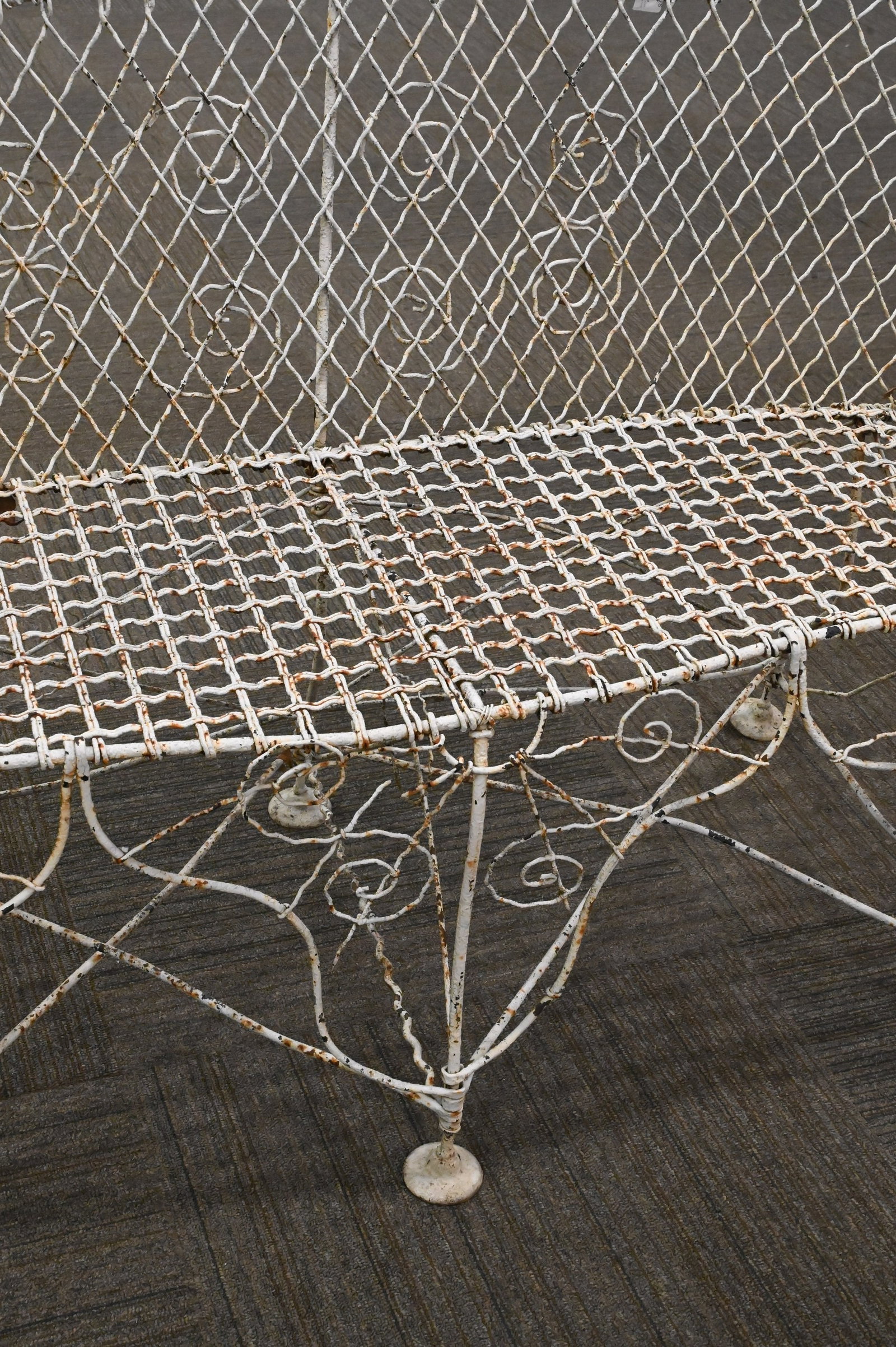 Victorian Outdoor Wire Bench - 3