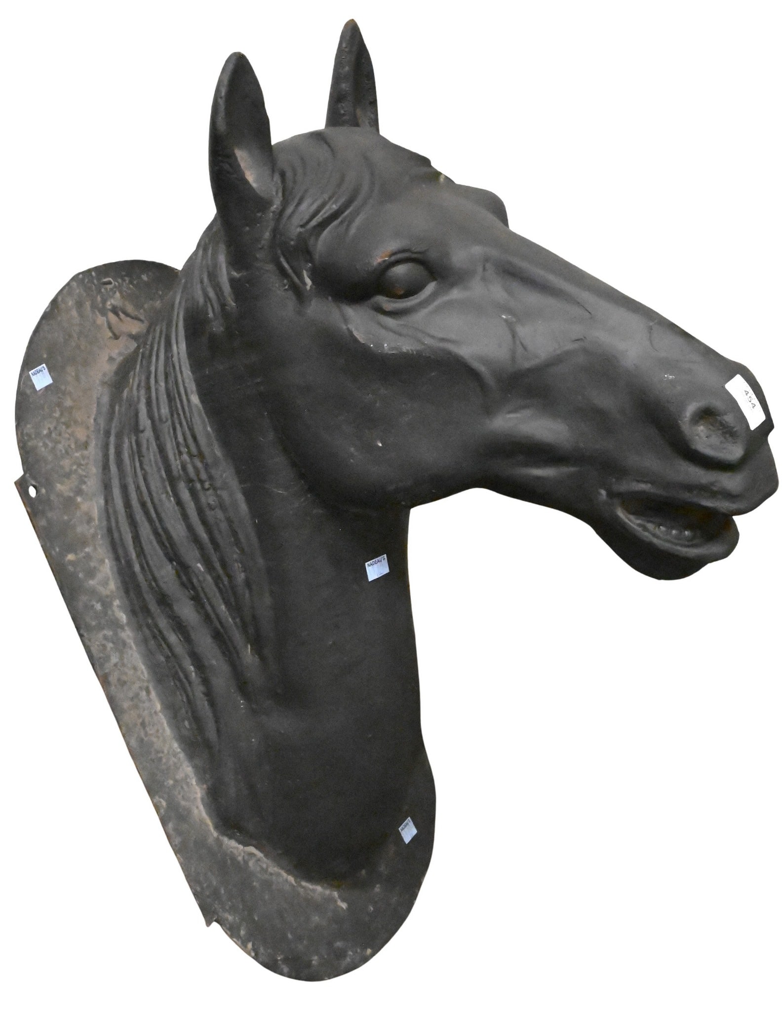 Cast Iron Outdoor Horse Head Wall Mount (1 of 3)