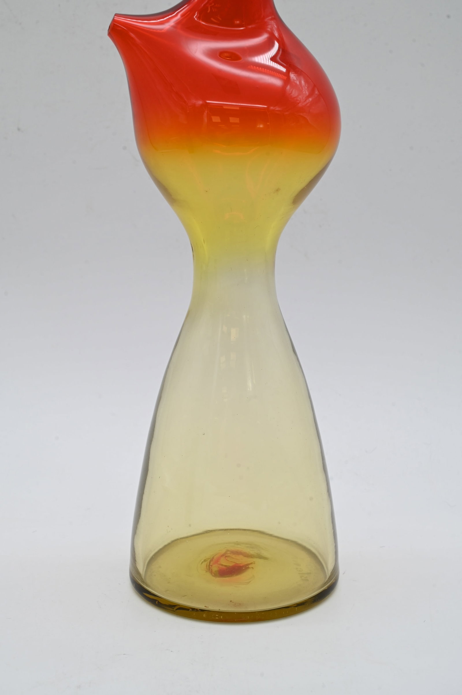 Wayne Husted for Blenko Glass Pulled Spout Decanter - 3