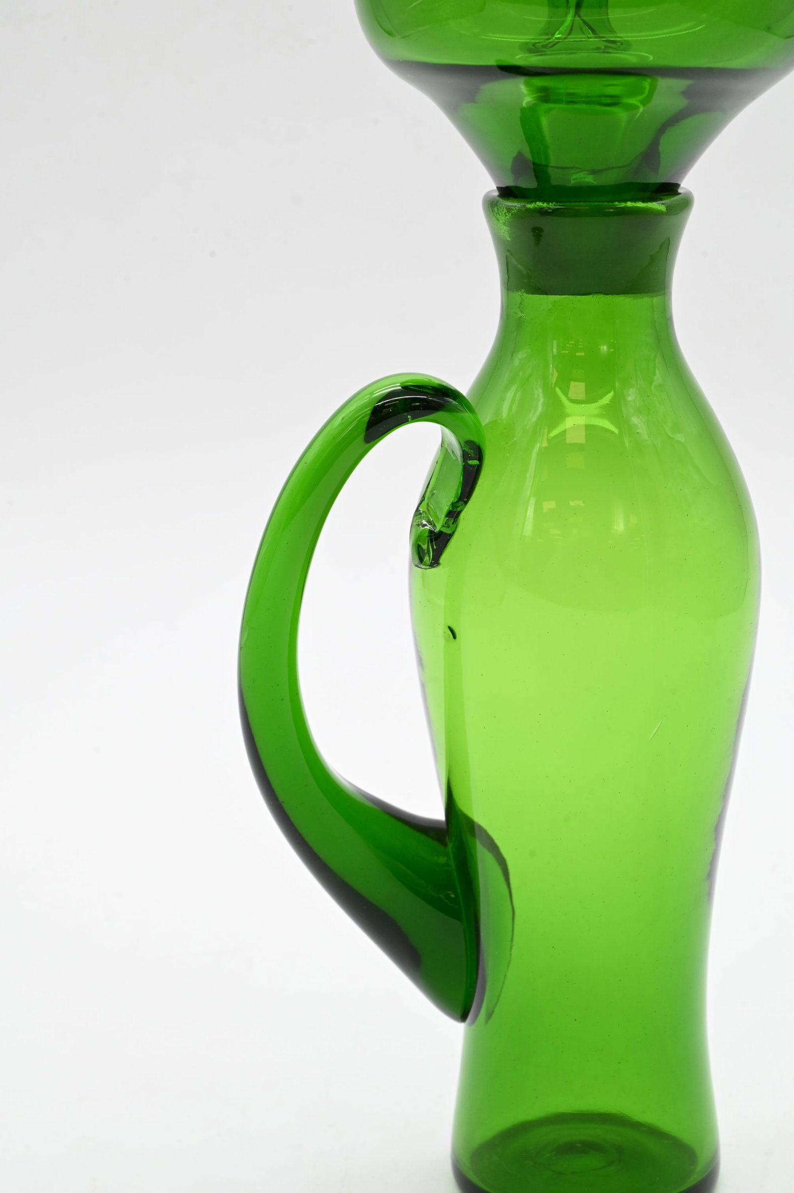 Wayne Husted for Blenko Glass "Kitty" Cat Decanter - 4