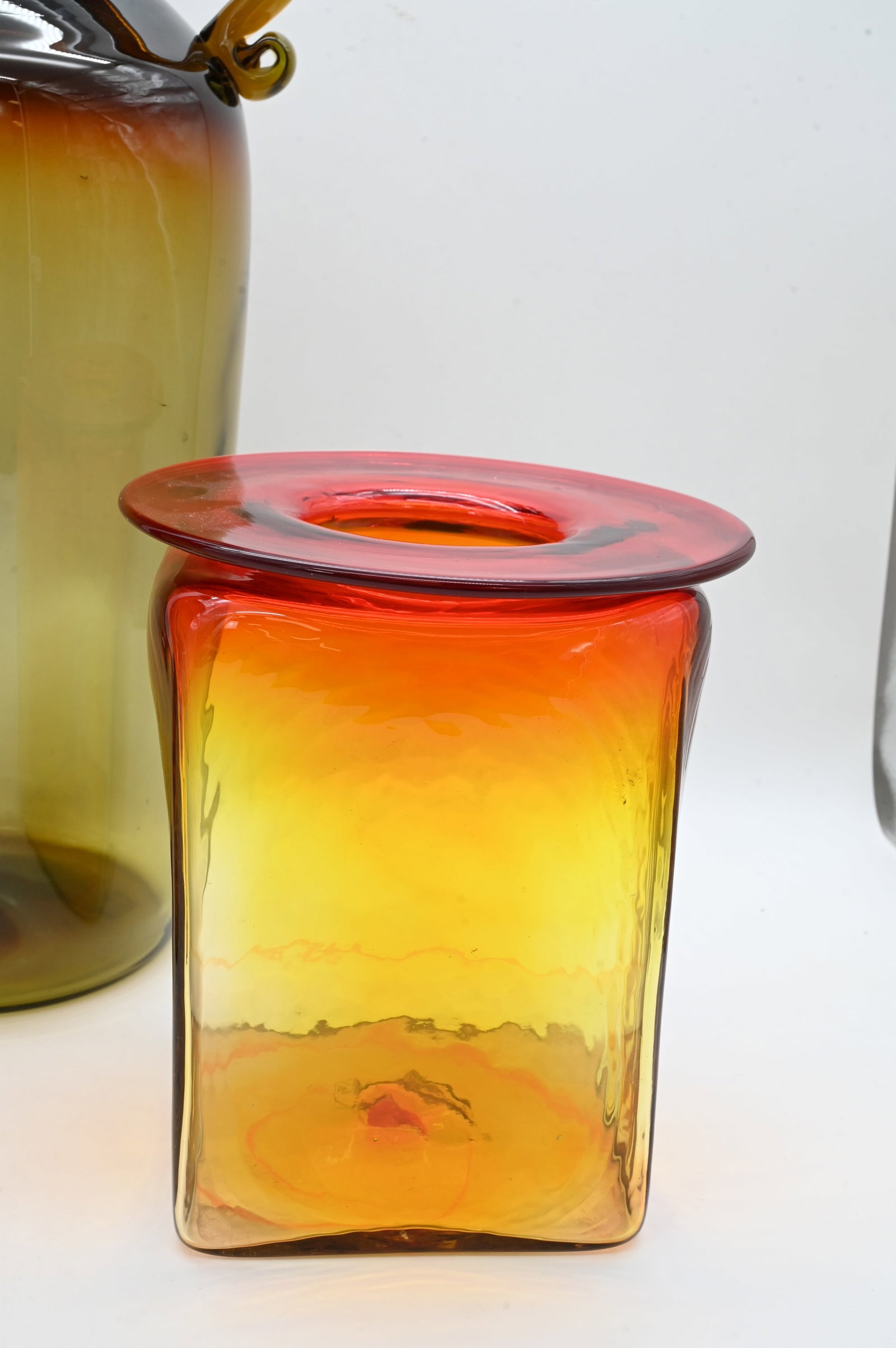 Four Piece Blenko Glass Group - 2