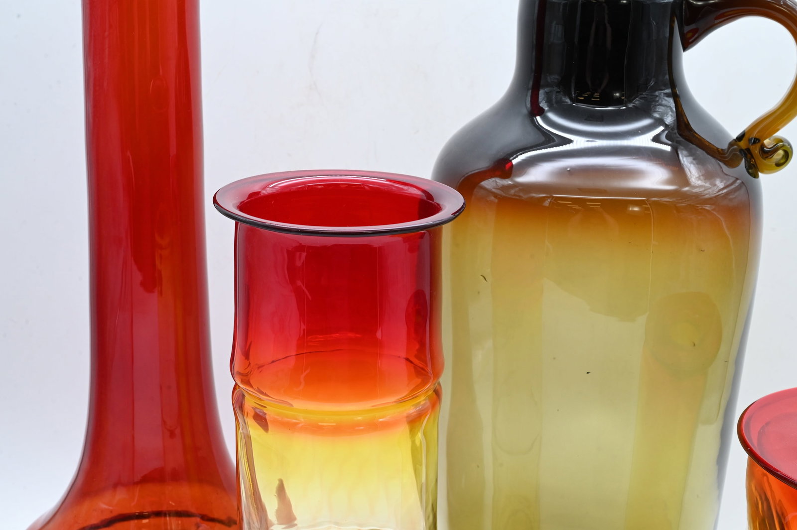 Four Piece Blenko Glass Group - 3