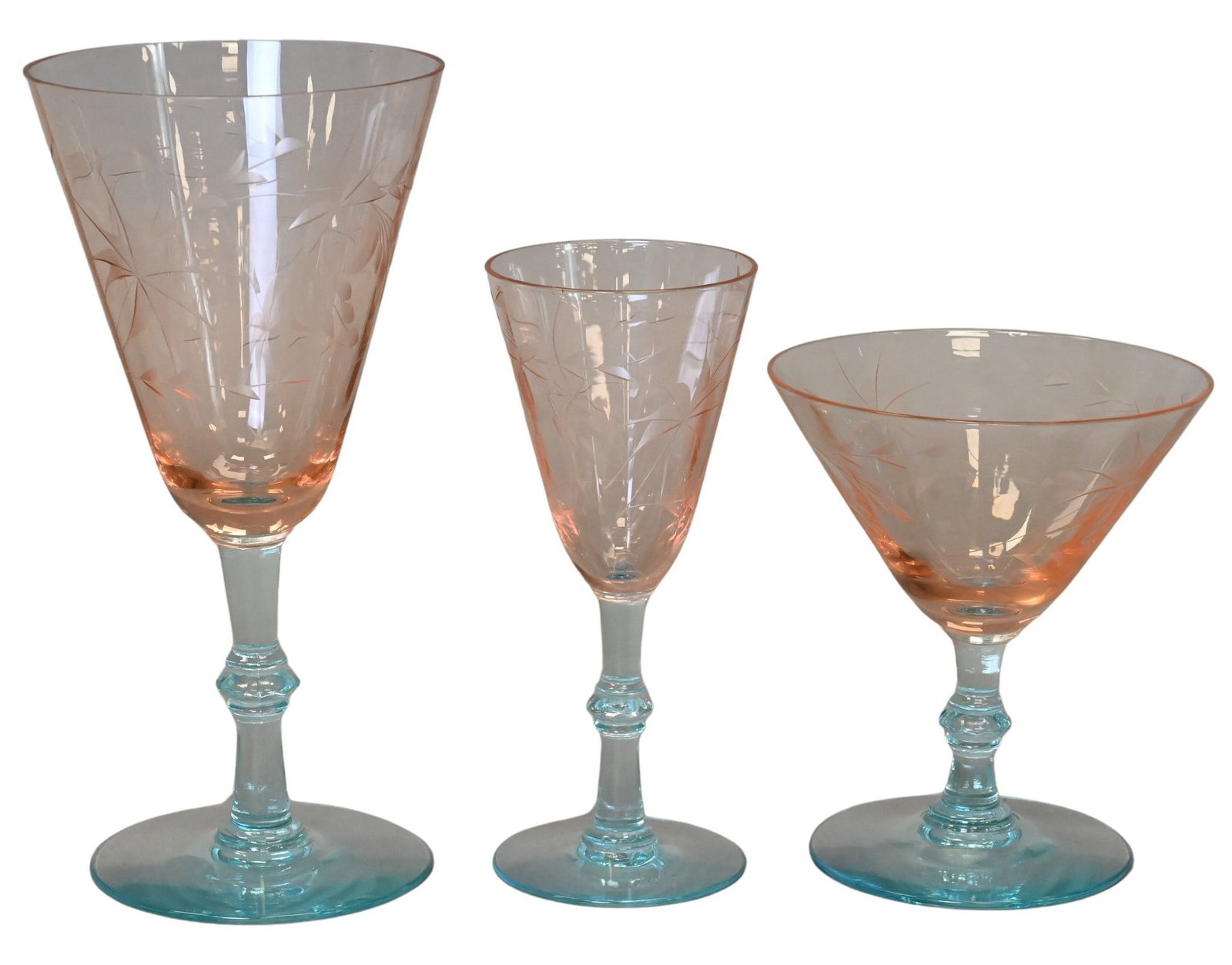 33 Piece Group of Crystal Decanters and Glass Stems (1 of 6)