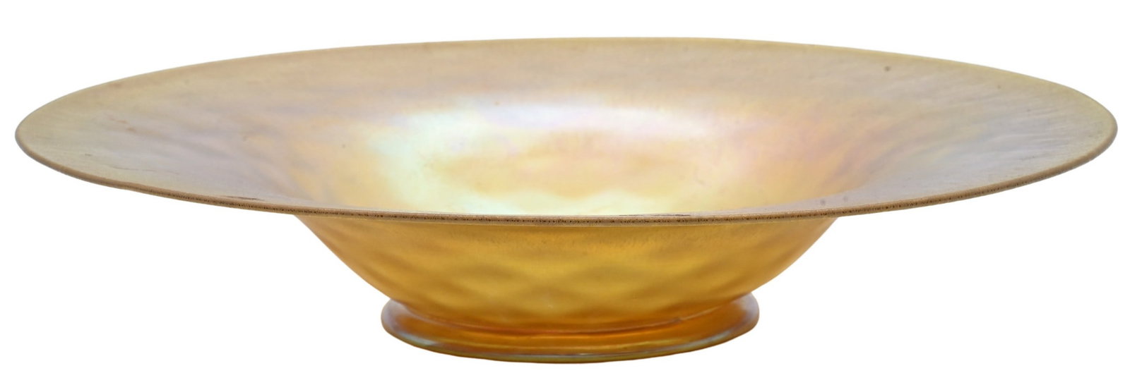 Tiffany Studios Gold Favrile Glass Bowl (1 of 4)