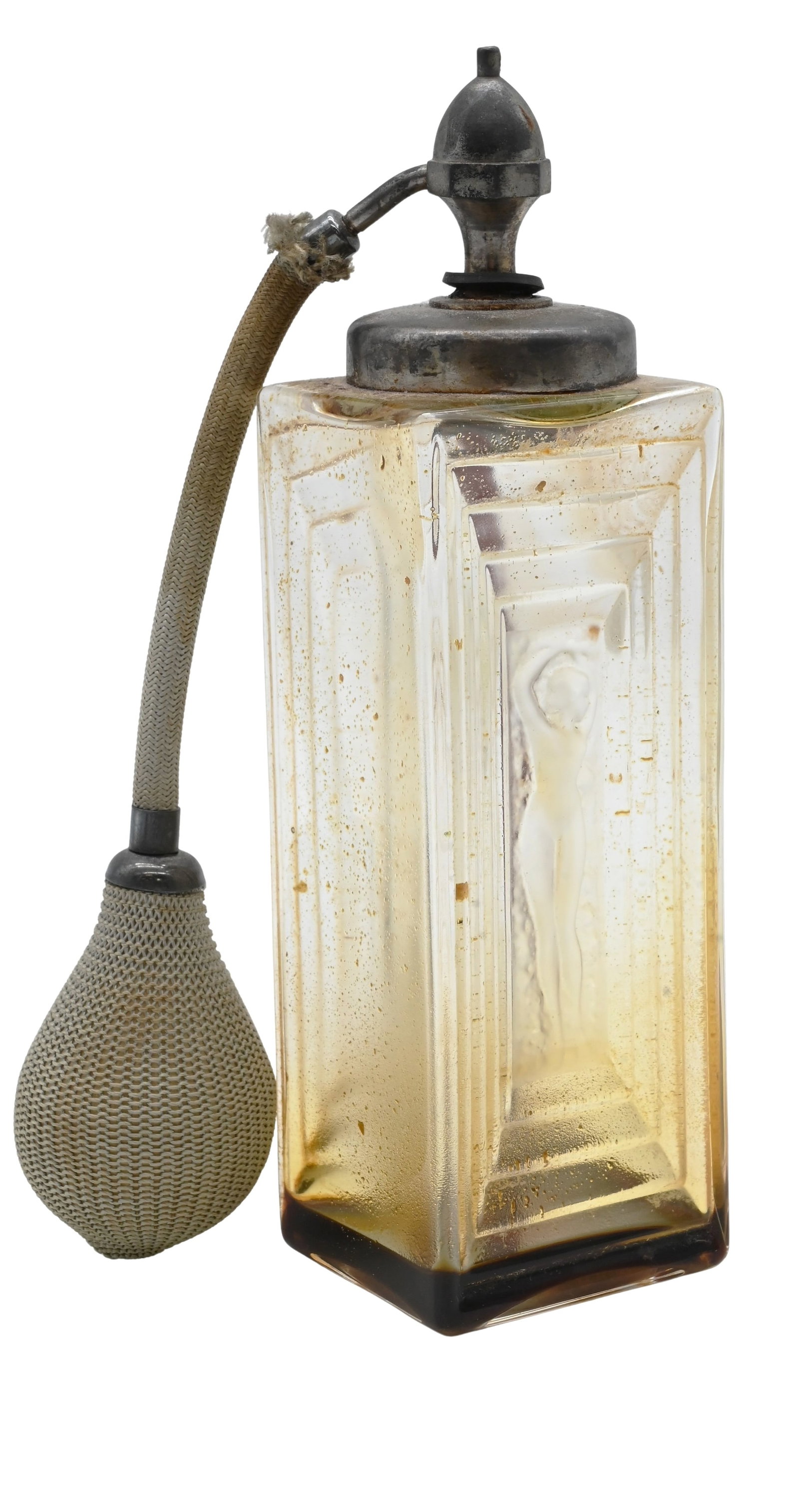 Lalique Crystal "Duncan" Perfume Atomizer (1 of 5)