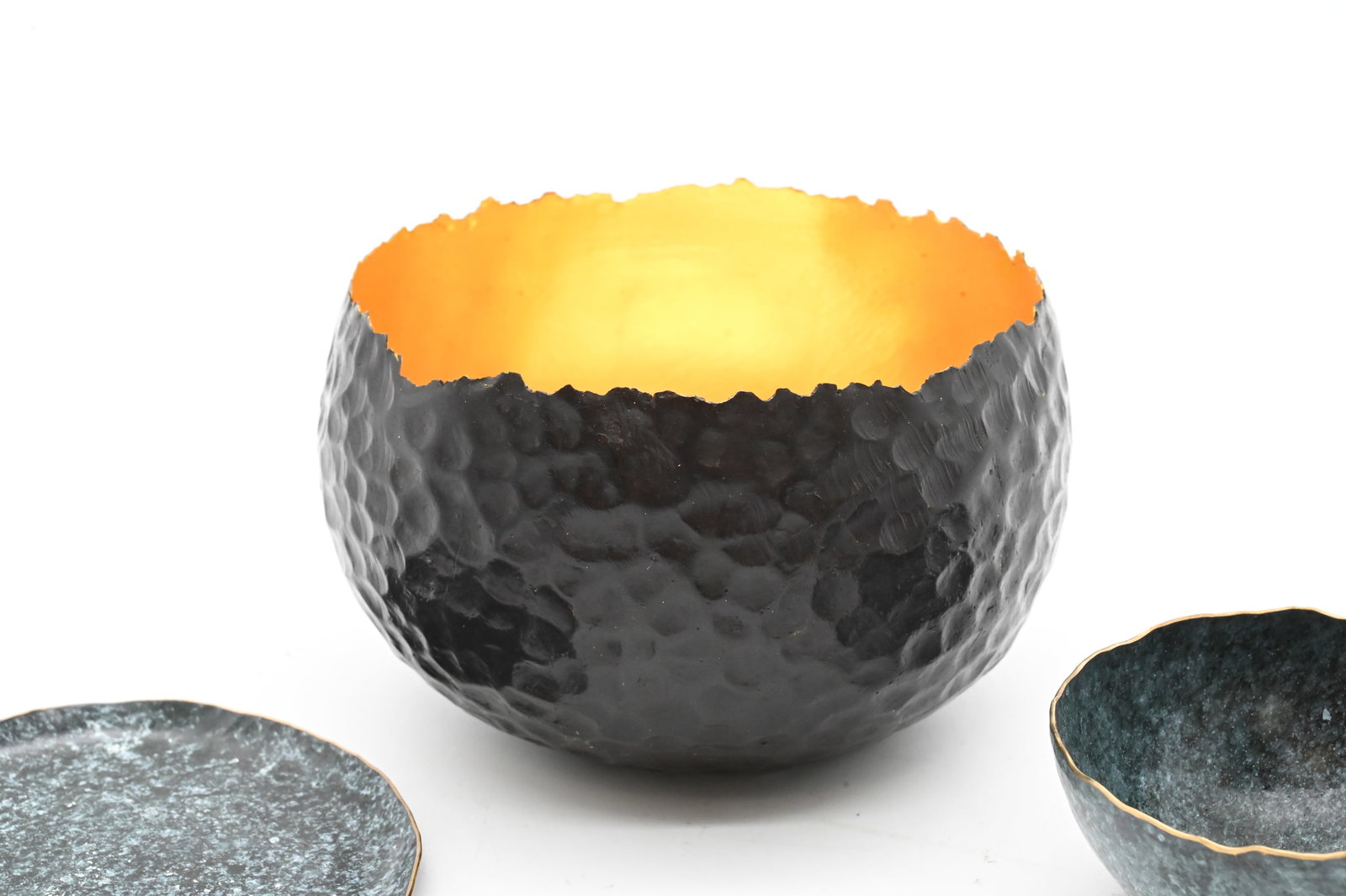 Three Piece Bronze Vessel Group - 4