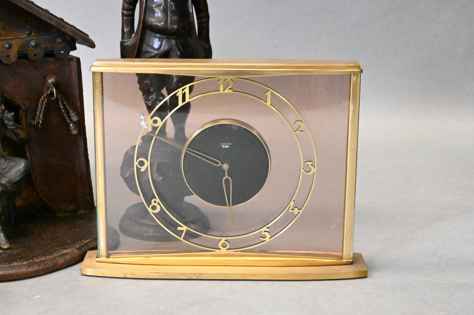 Five Piece Decorative Box and Clock Group - 3
