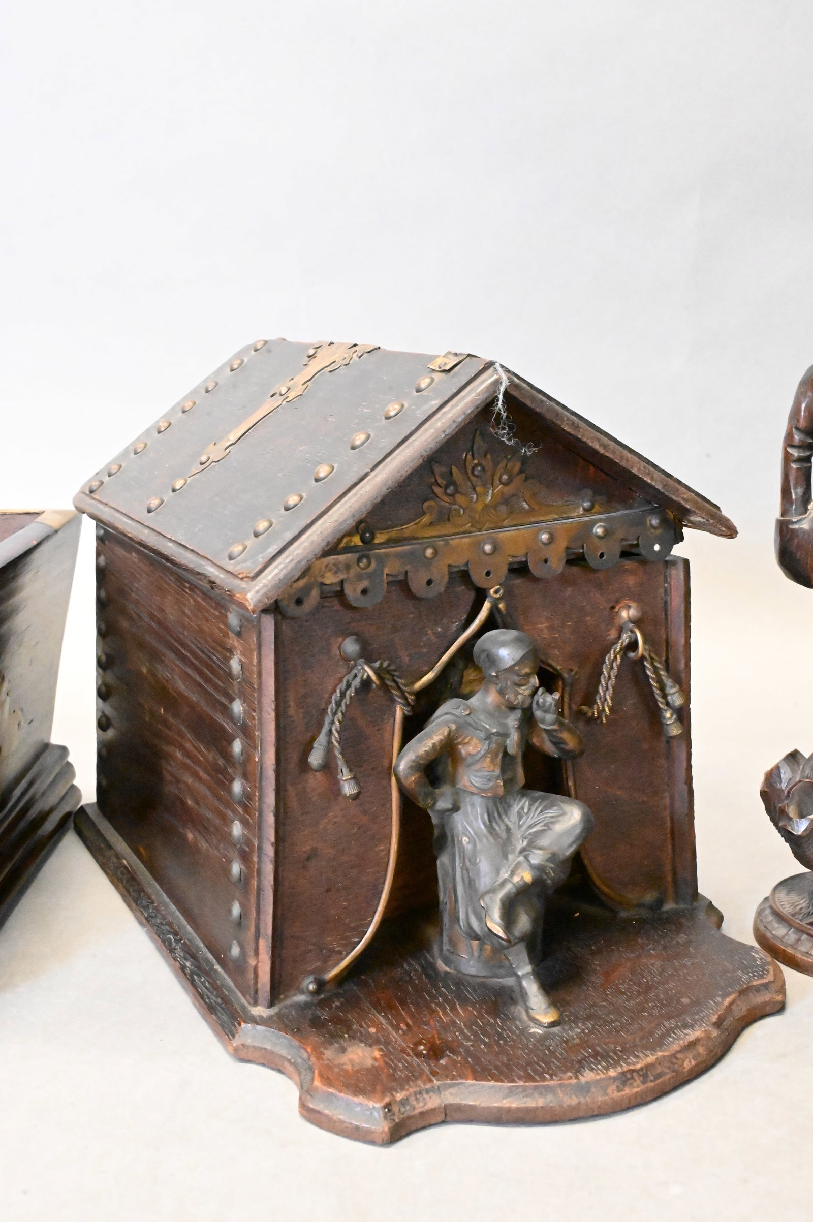 Five Piece Decorative Box and Clock Group - 5