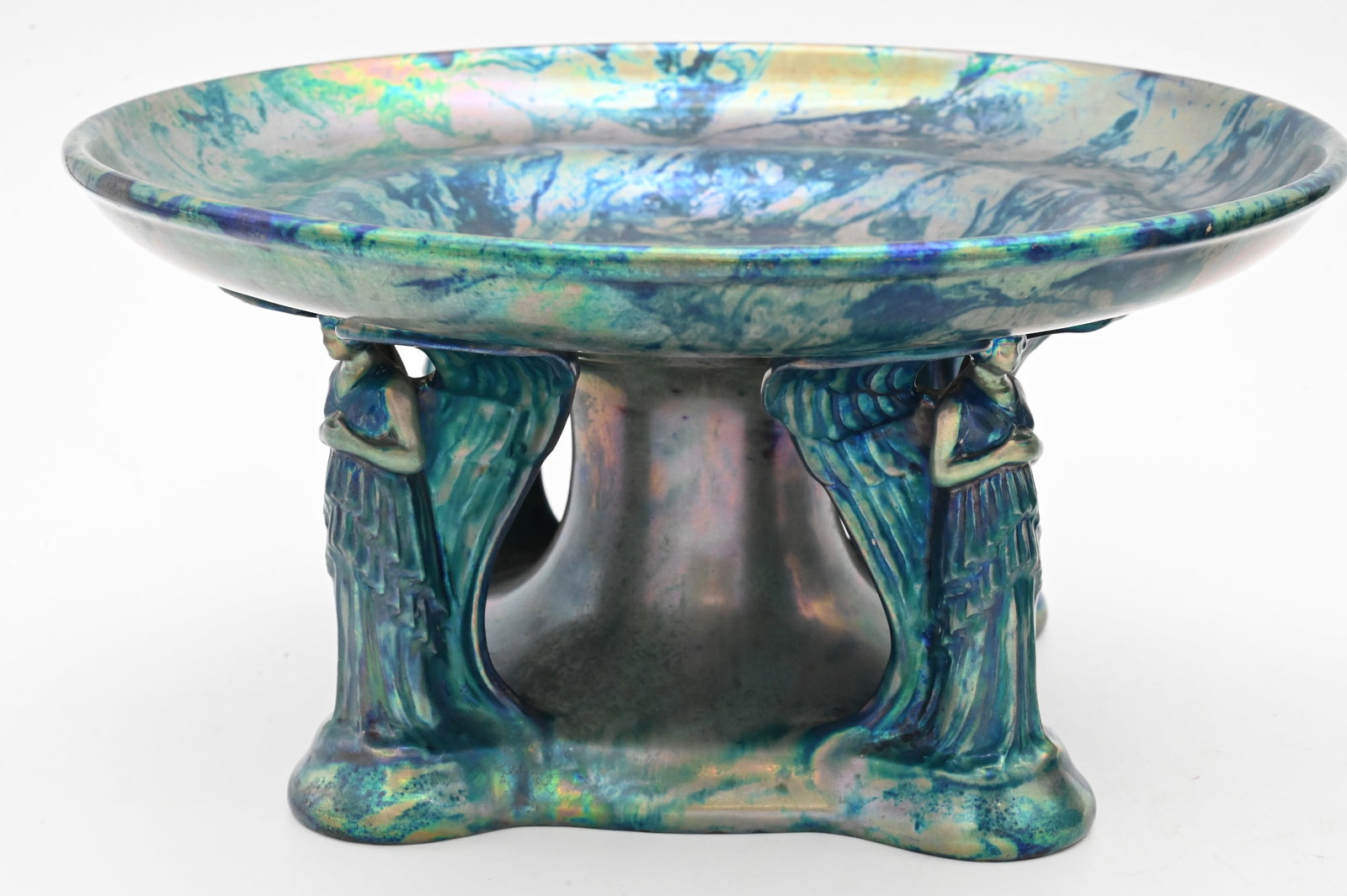 Three Zsolnay Pecs Eosin Glazed Pieces - 4