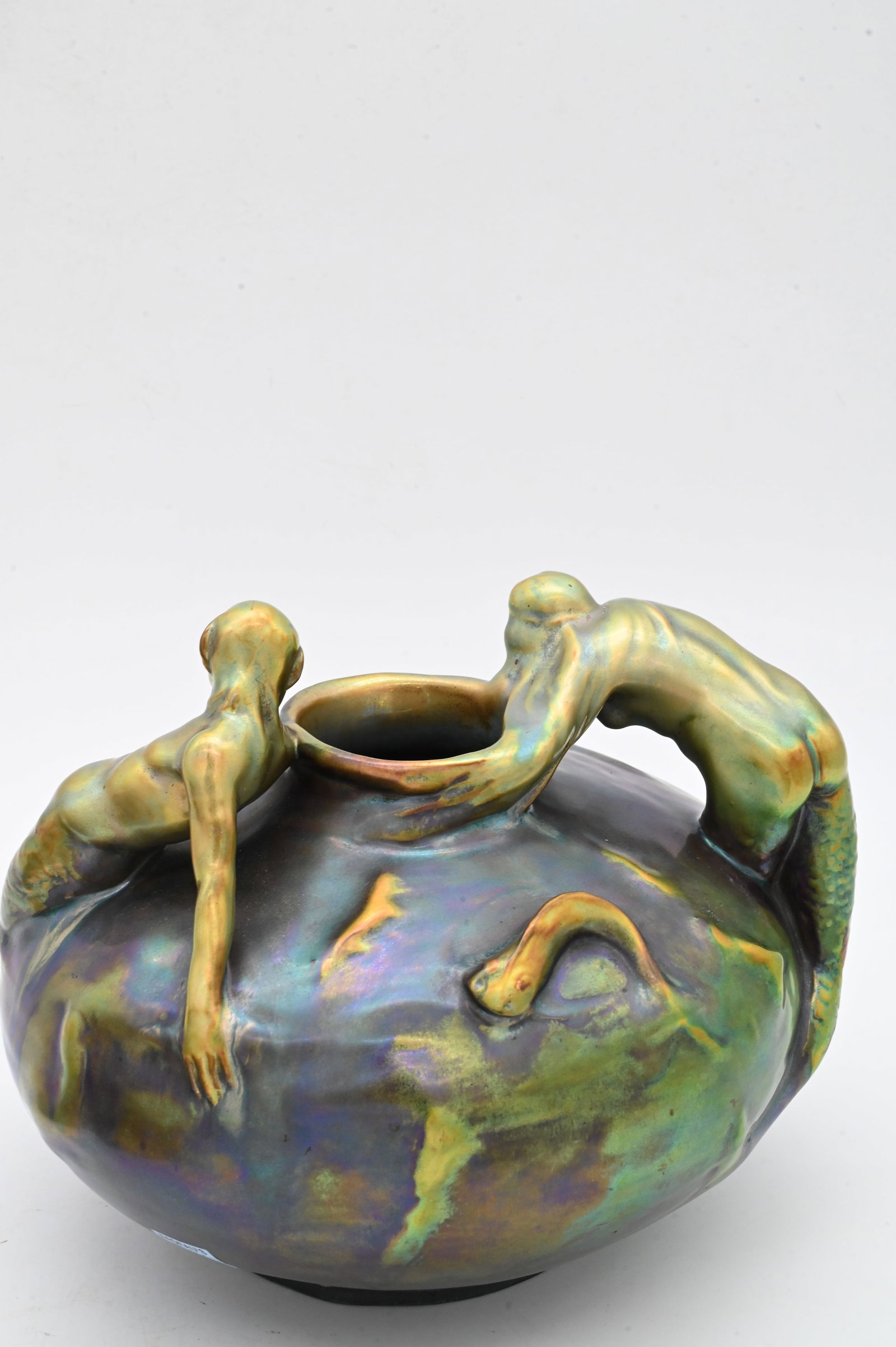 Three Zsolnay Pecs Eosin Glazed Pieces - 6