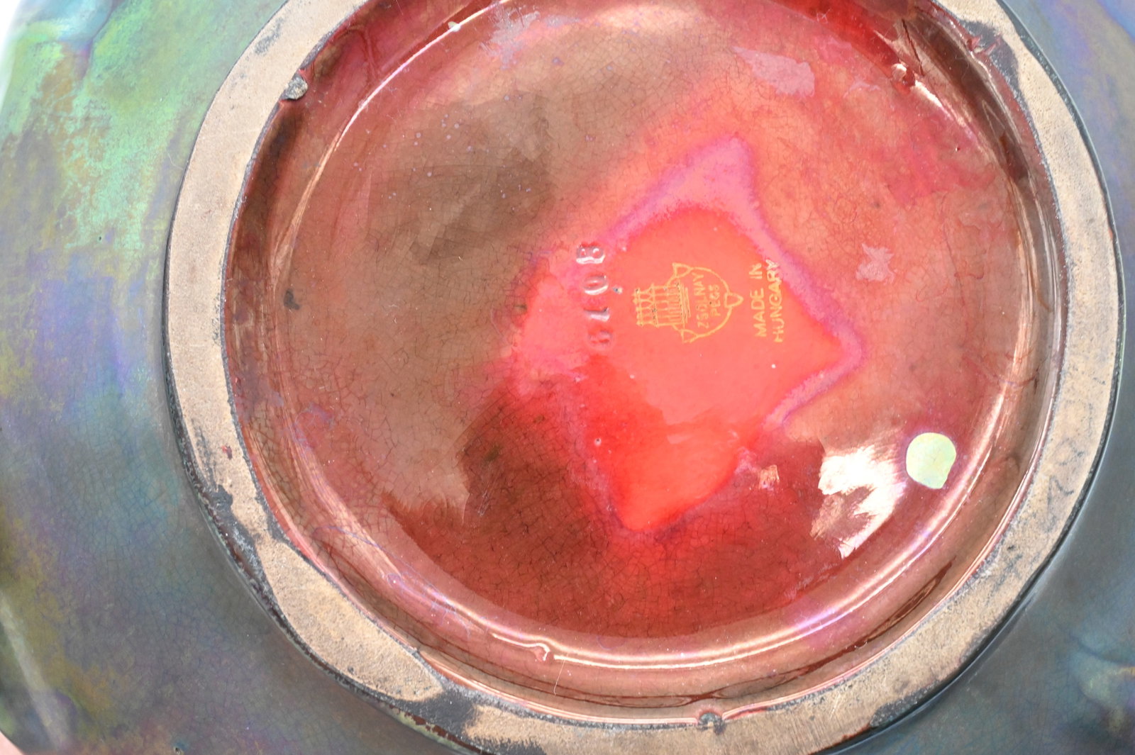 Three Zsolnay Pecs Eosin Glazed Pieces - 7