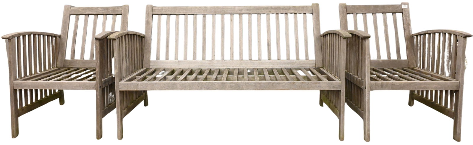 Three Piece Outdoor Teak Set (1 of 5)