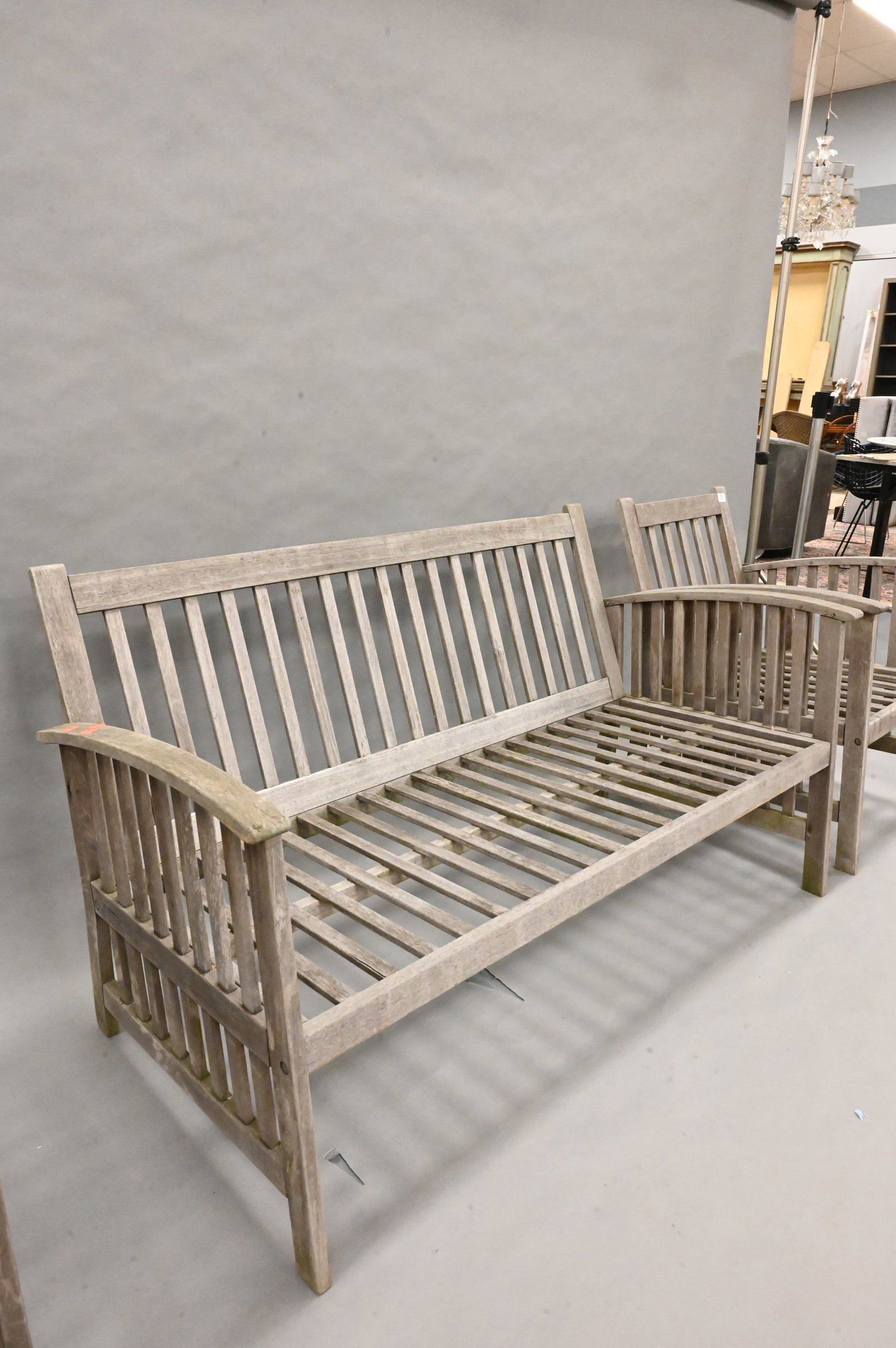 Three Piece Outdoor Teak Set - 3