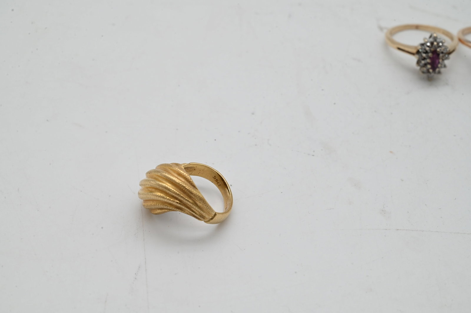 Three Yellow Gold Rings - 2