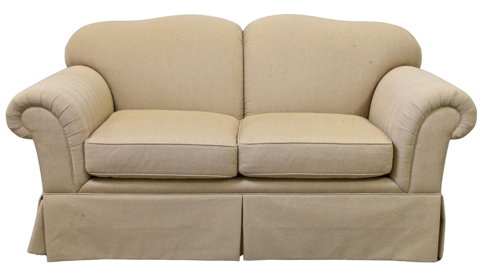 Edward Farrell Upholstered Two Cushion Sofa (1 of 5)