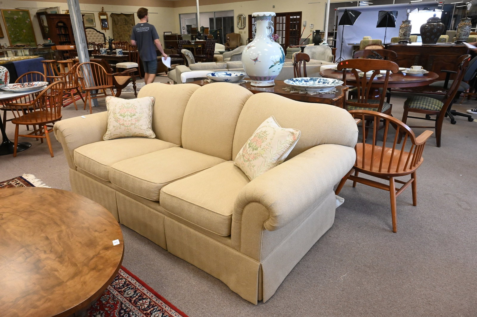 Edward Farrell Upholstered Sofa - 2