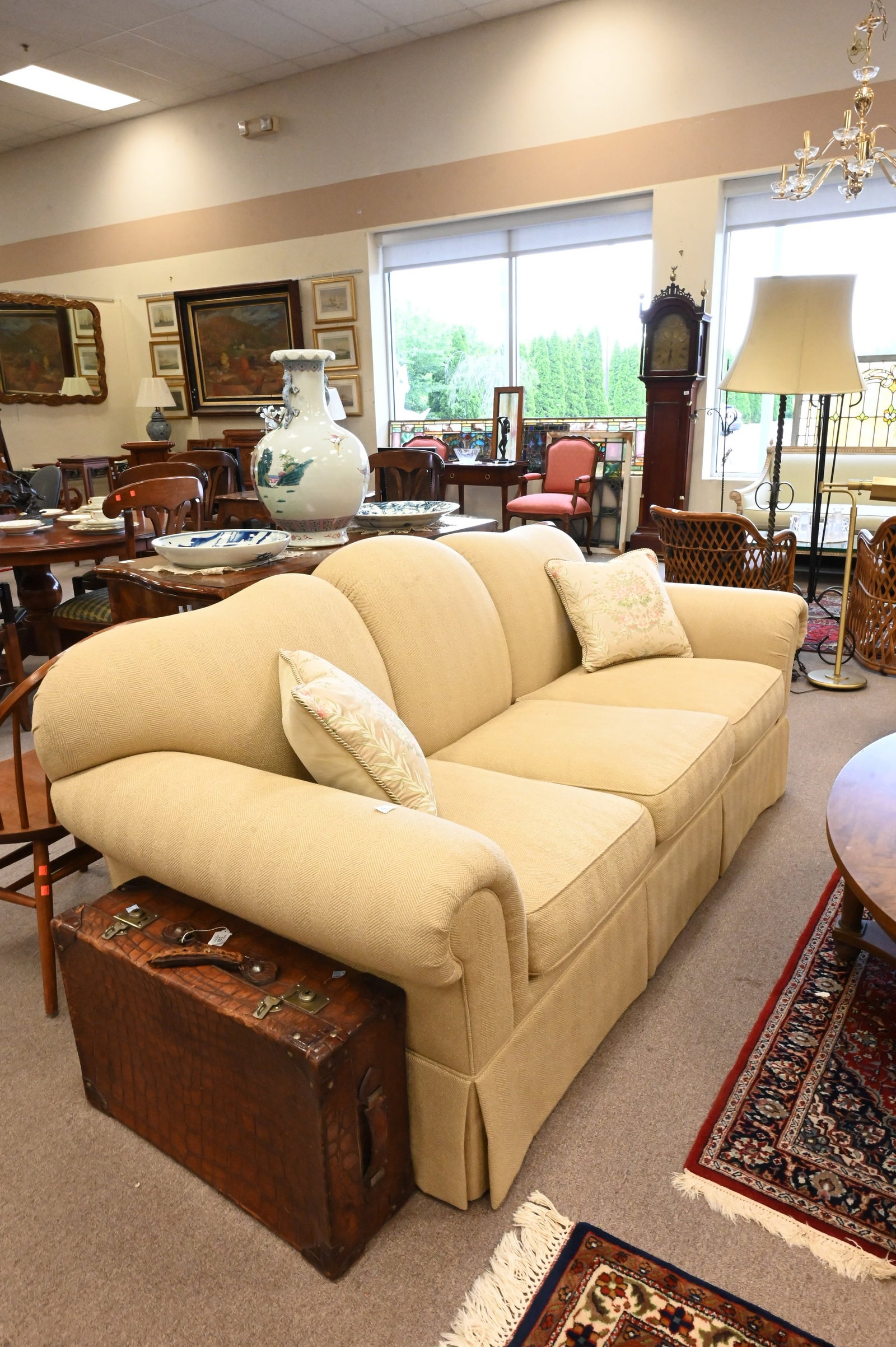Edward Farrell Upholstered Sofa - 4