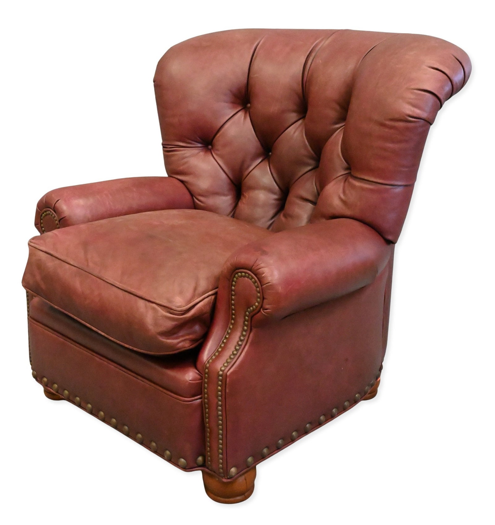 Restoration Hardware "Churchill" Leather Armchair (1 of 4)