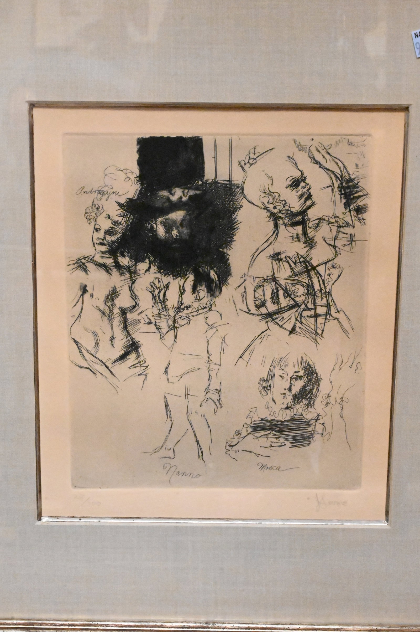 Three Mid Century Figural Lithographs - 2