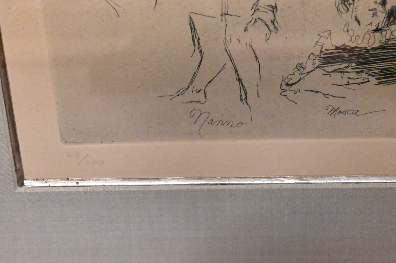 Three Mid Century Figural Lithographs - 8