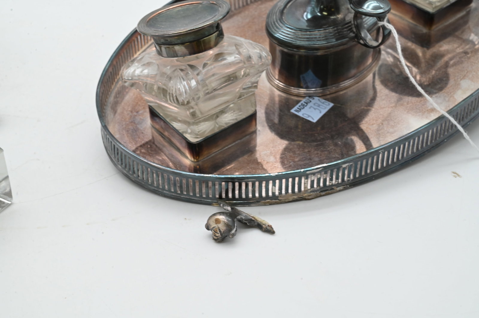 Six Piece Inkwell Stand Group - 5