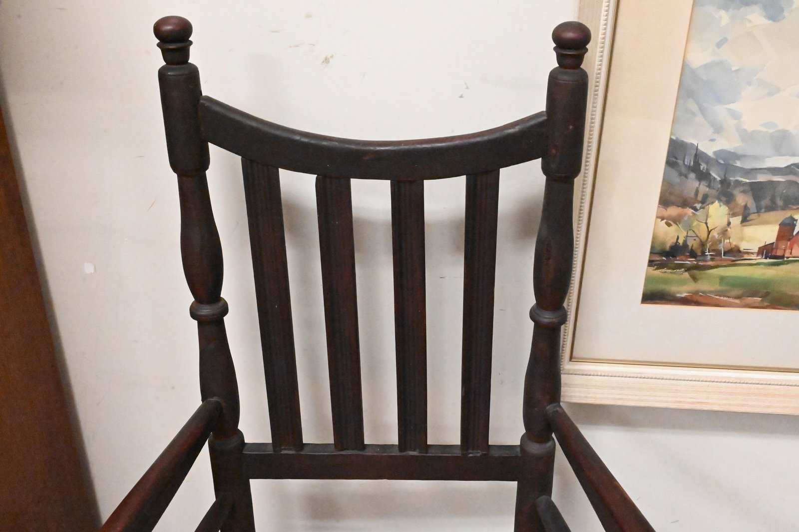 Two Bannister Back Arm Chairs - 7