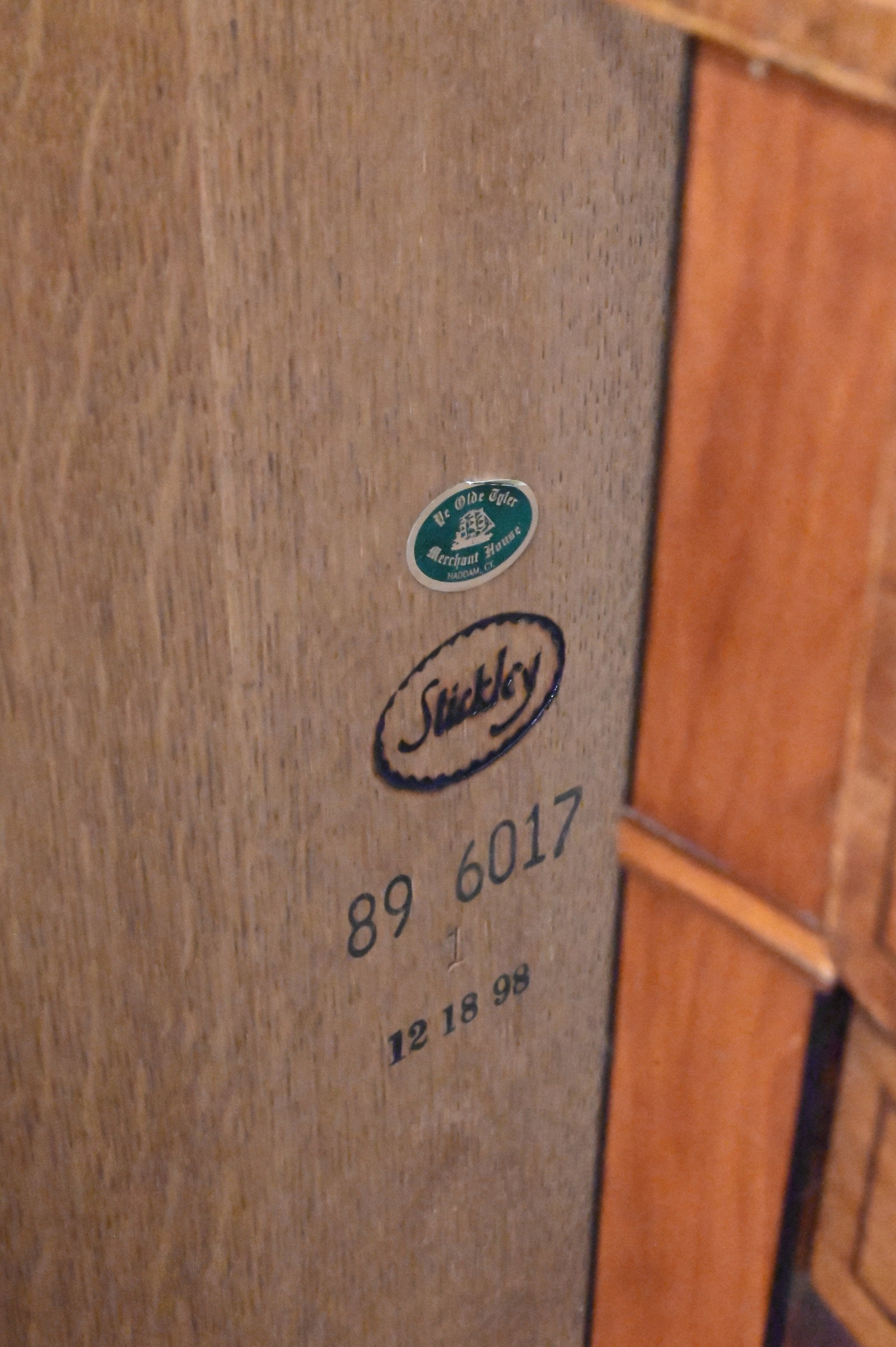Stickley Oak Dining Table on Trestle Base - 7