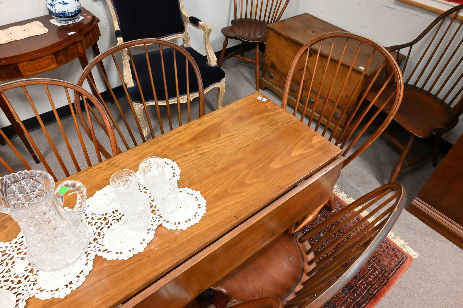 Custom Made Harvest Style Dining Table - 4