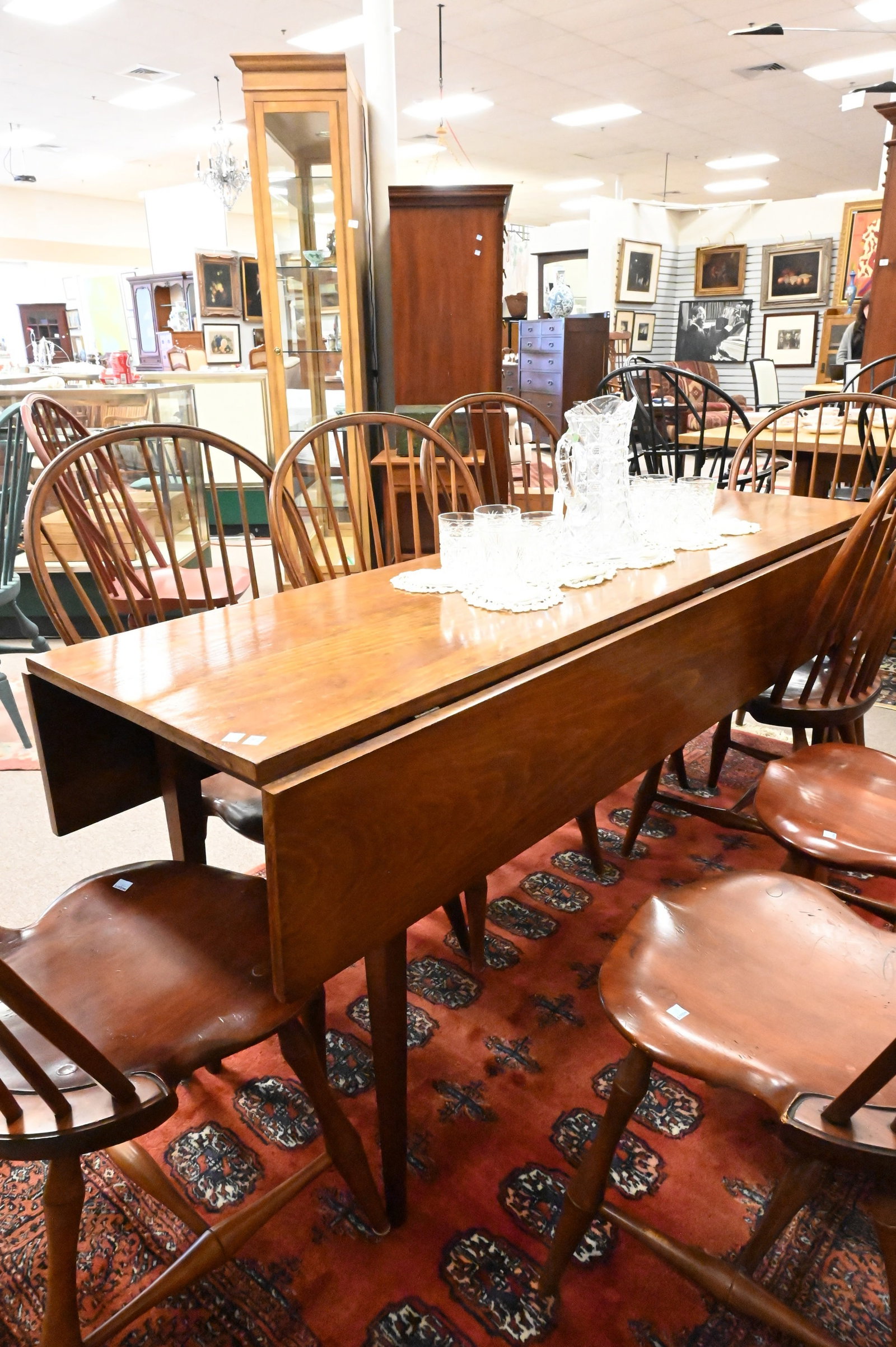 Custom Made Harvest Style Dining Table - 5