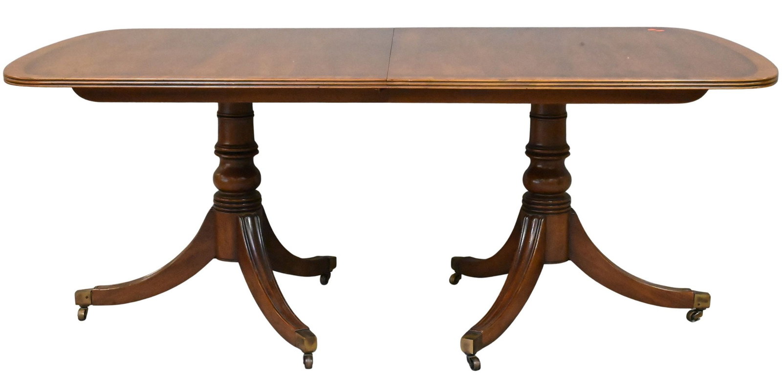 Henredon Mahogany Double Pedestal Dining Table (1 of 6)