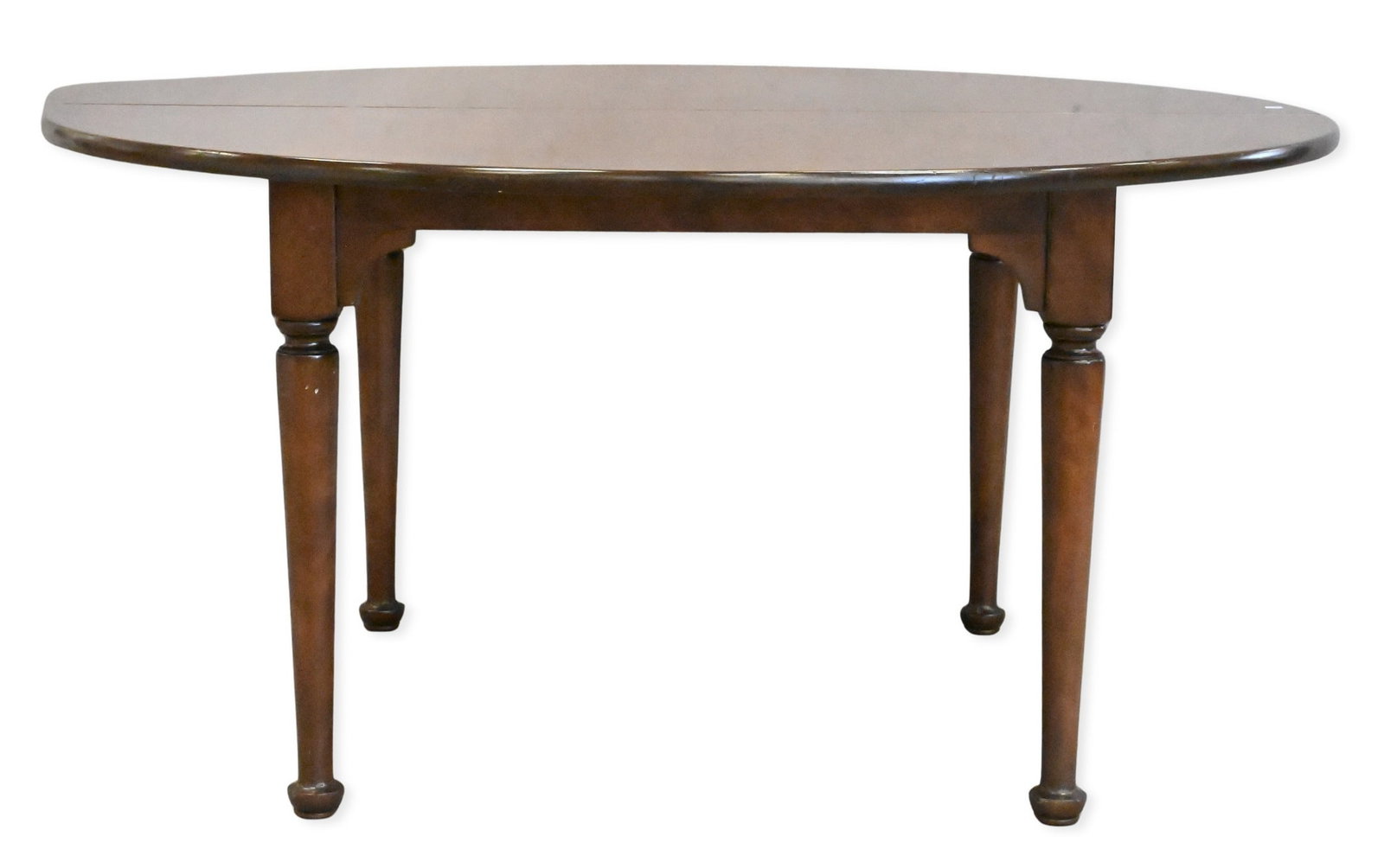 Barnard and Simonds Grand Rapids, Michigan, Cherry Round Table: Barnard and Simonds Grand Rapids, Michigan, Cherry Round Table plus three extra 14 1/4" leaves, pads and lazy susan height 32 inches, diameter 60 inches, total open 60" x 103"