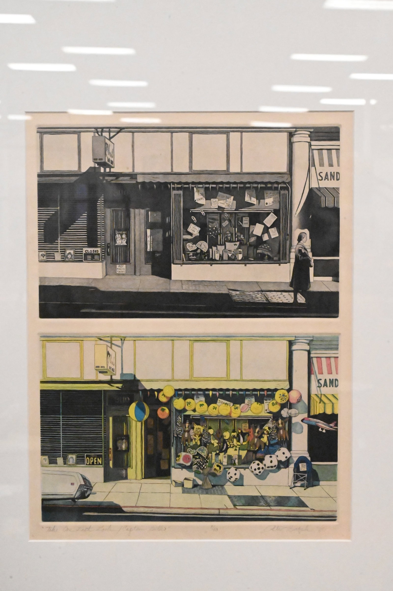 Three Framed Architectural Aquatint Etchings - 3