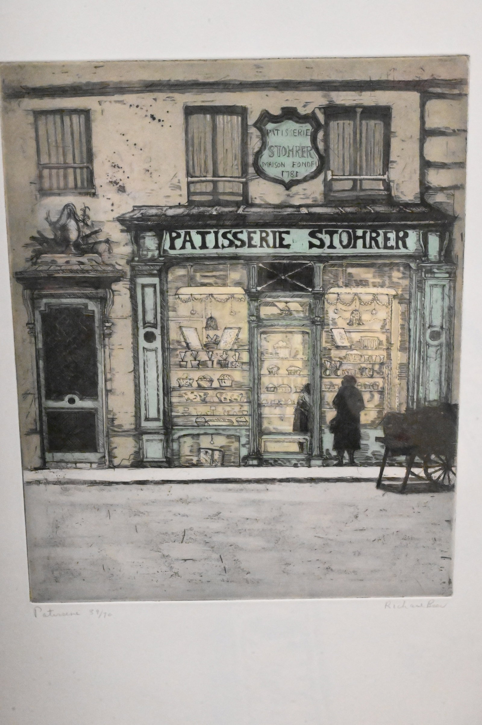 Three Framed Architectural Aquatint Etchings - 4