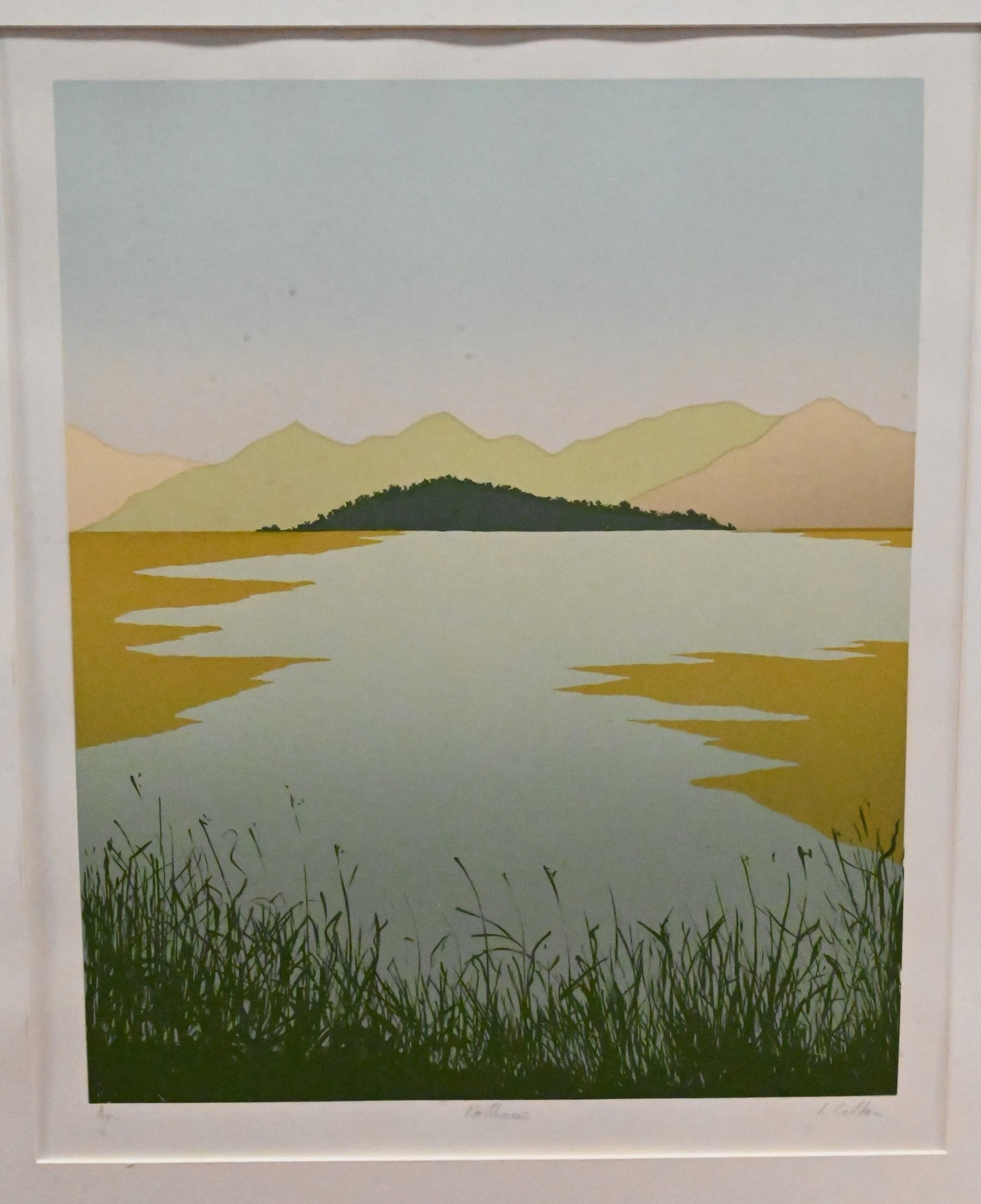 Five Framed Geometric Landscapes - 2
