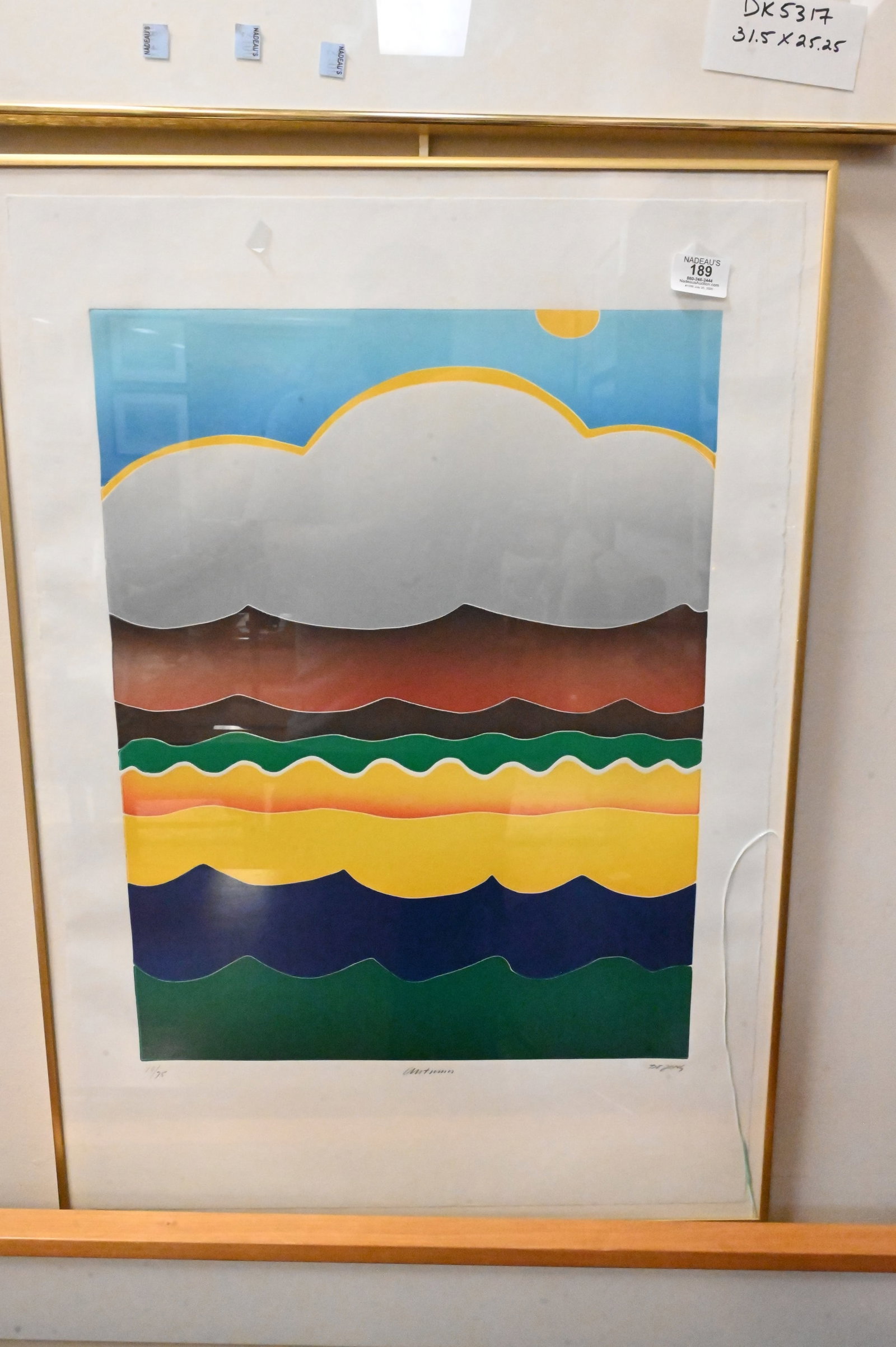 Five Framed Geometric Landscapes - 4
