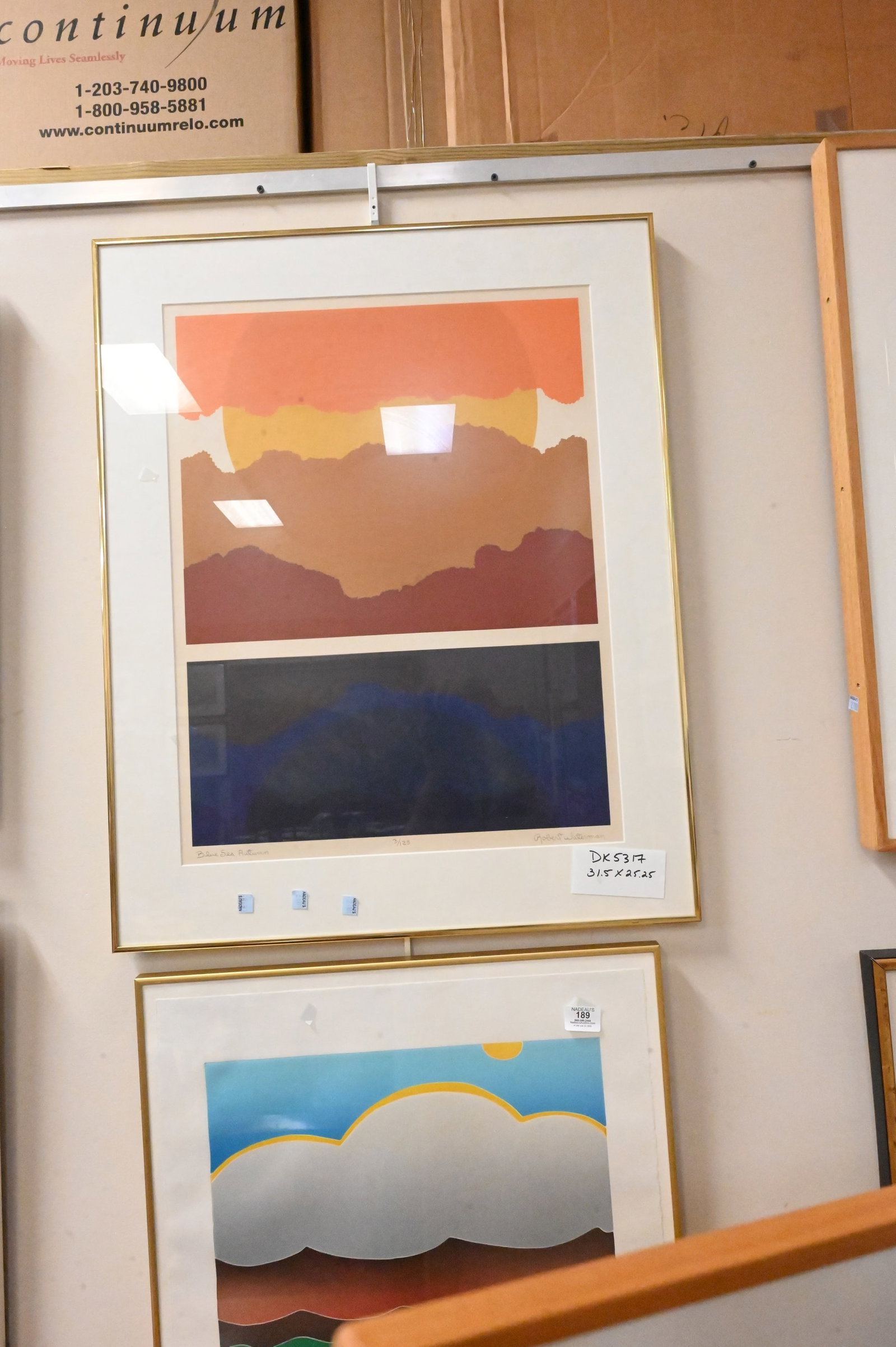 Five Framed Geometric Landscapes - 6