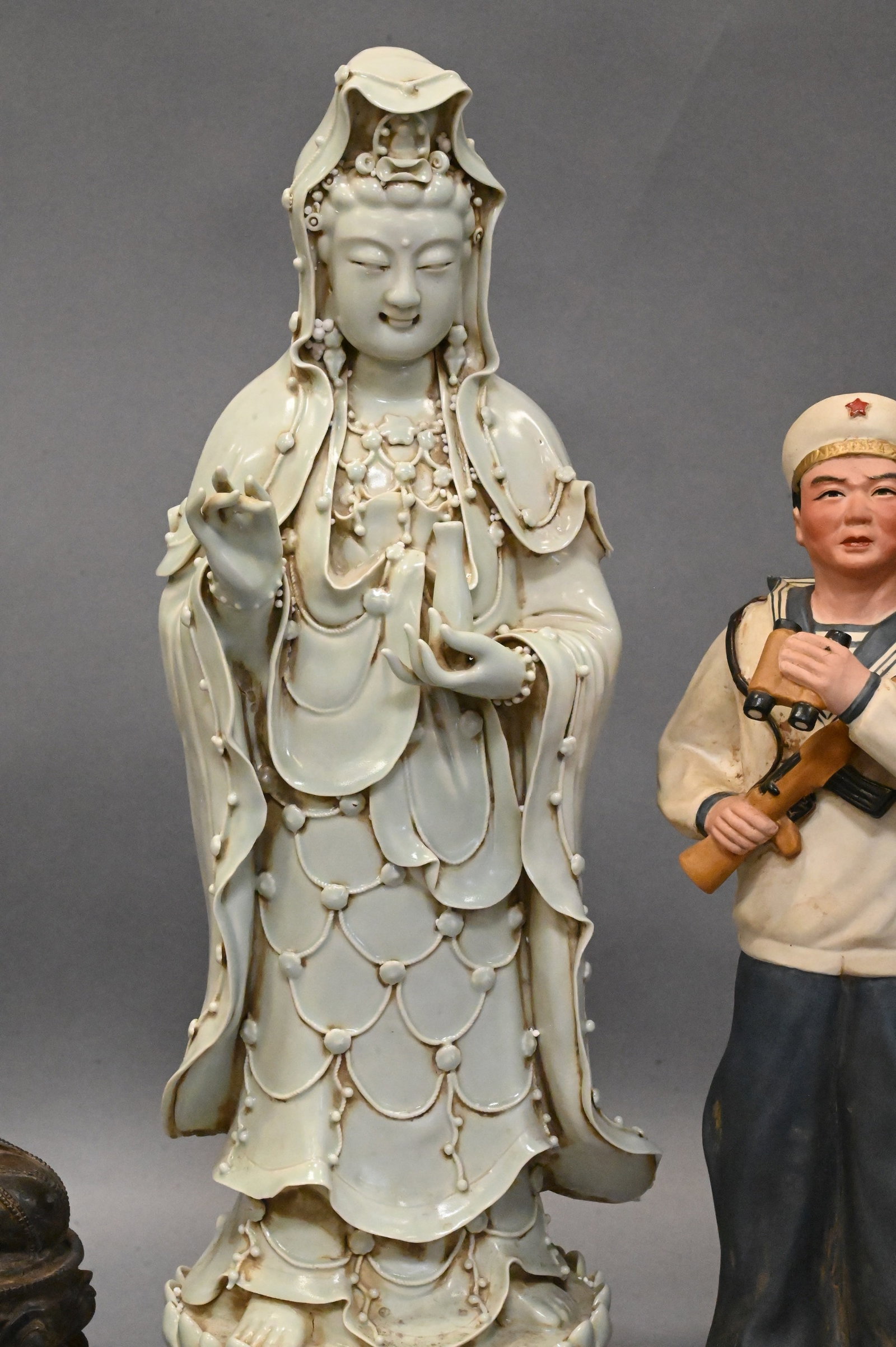 Three Asian Figural Articles - 3