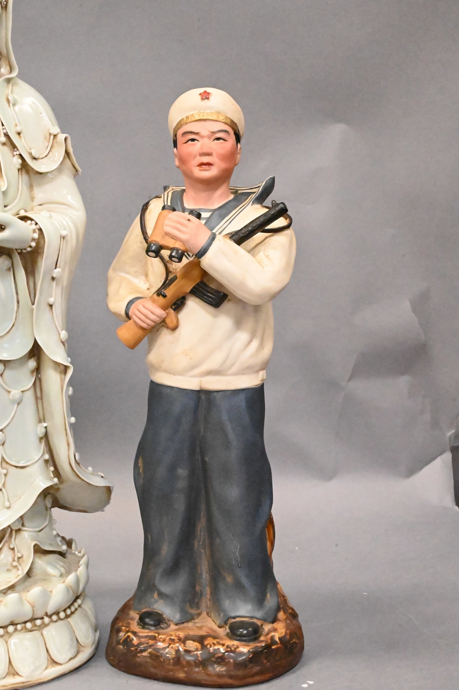 Three Asian Figural Articles - 4