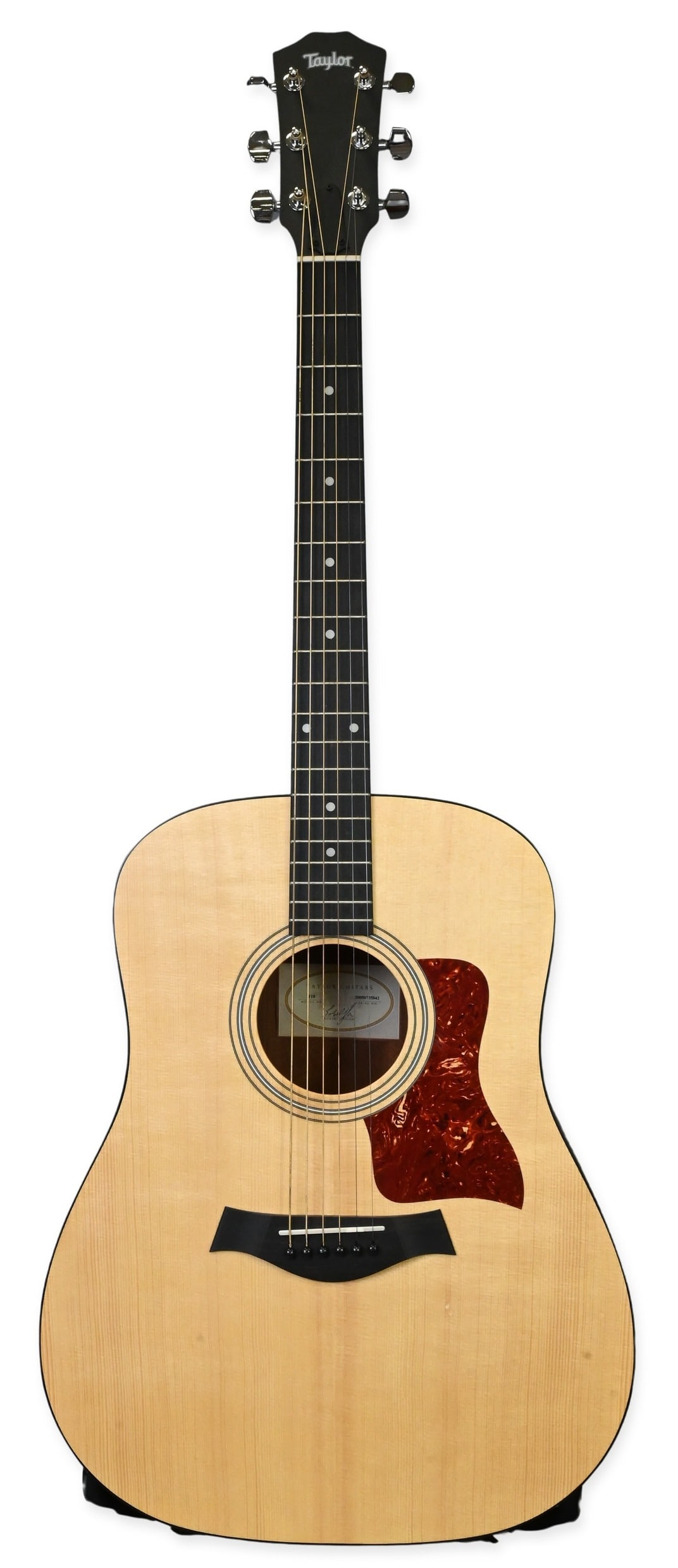 2005 Taylor Guitar Acoustic Model 110: 2005 Taylor Guitar Acoustic Model 110 serial number 20050725842 along with hard shell case