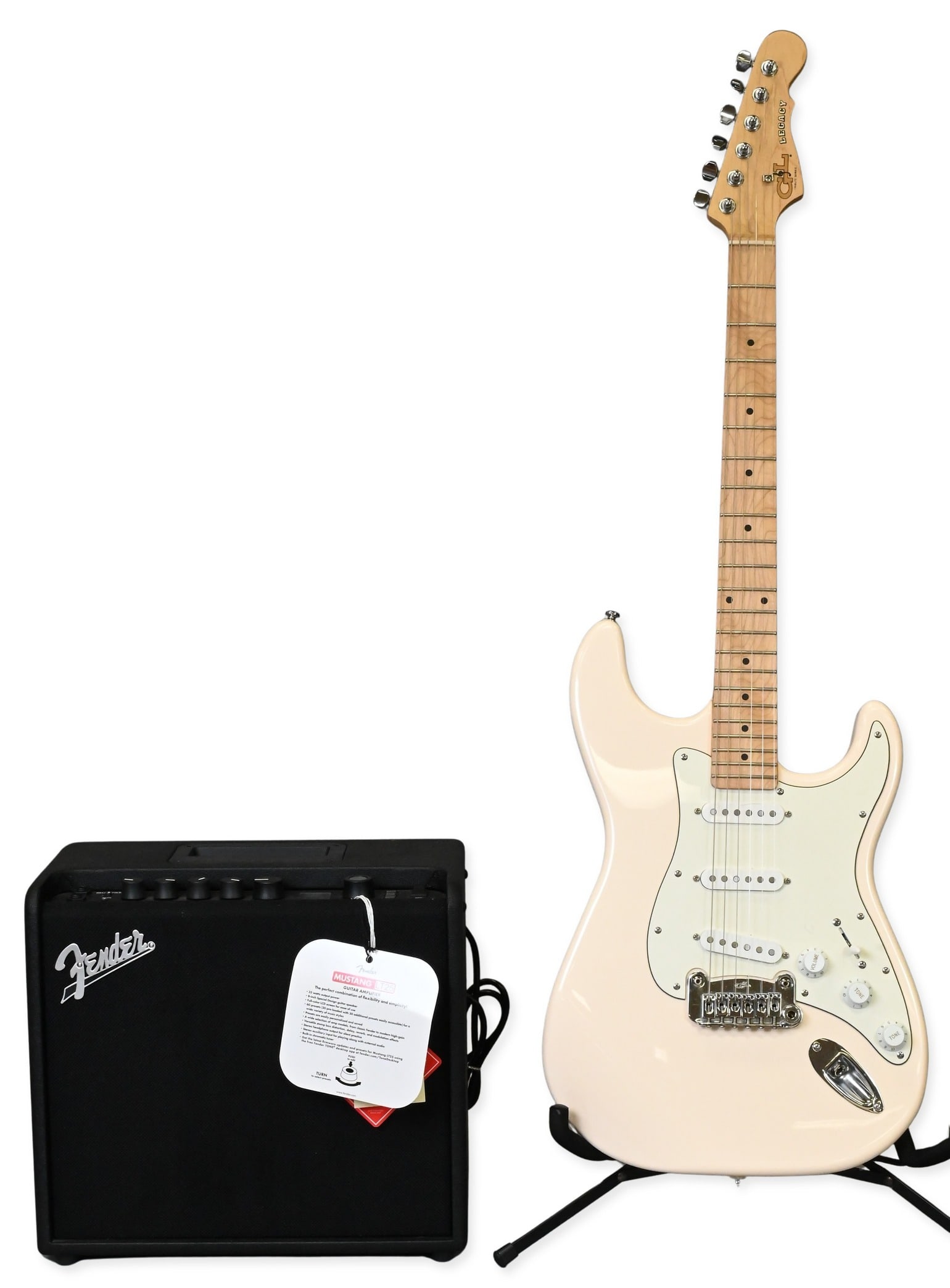Two Piece Electric Guitar and Amplifier Group (1 of 8)