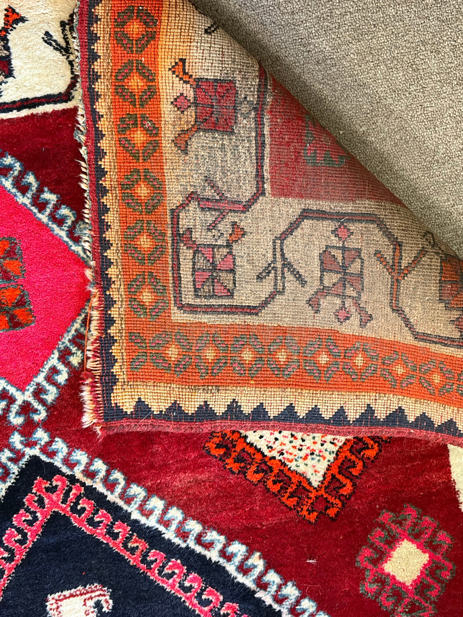 Oriental Throw Rug - 2