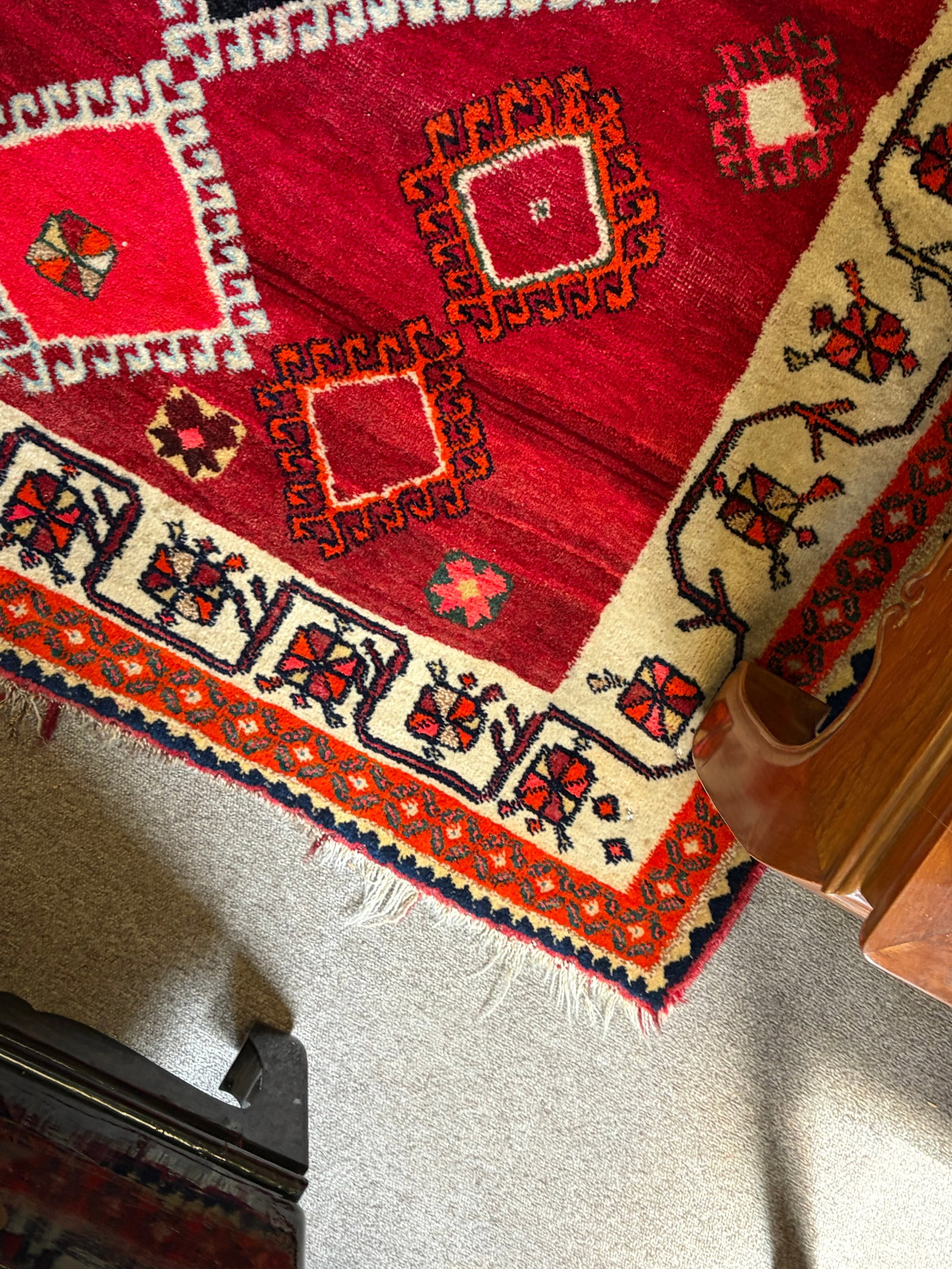 Oriental Throw Rug - 5
