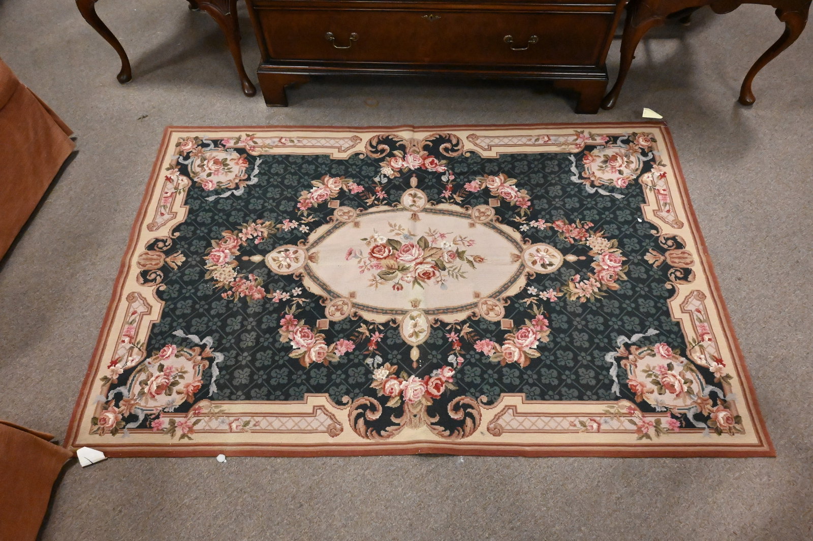 Three Aubusson Area Rugs - 2