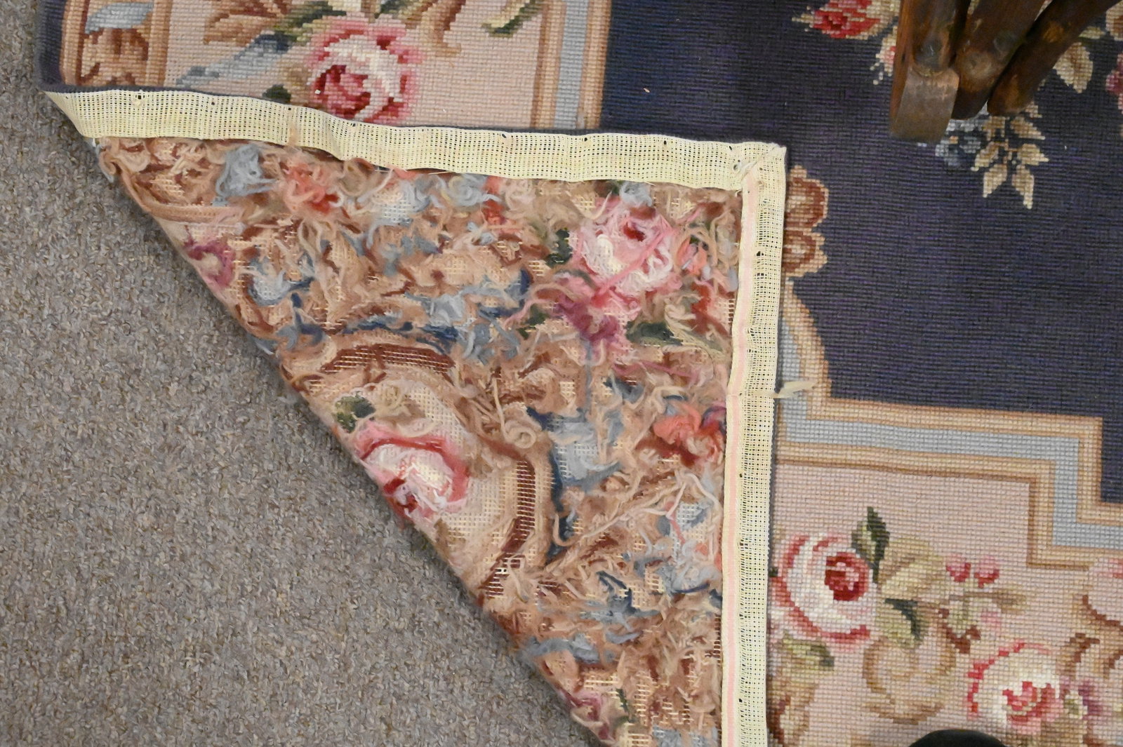 Three Aubusson Area Rugs - 7