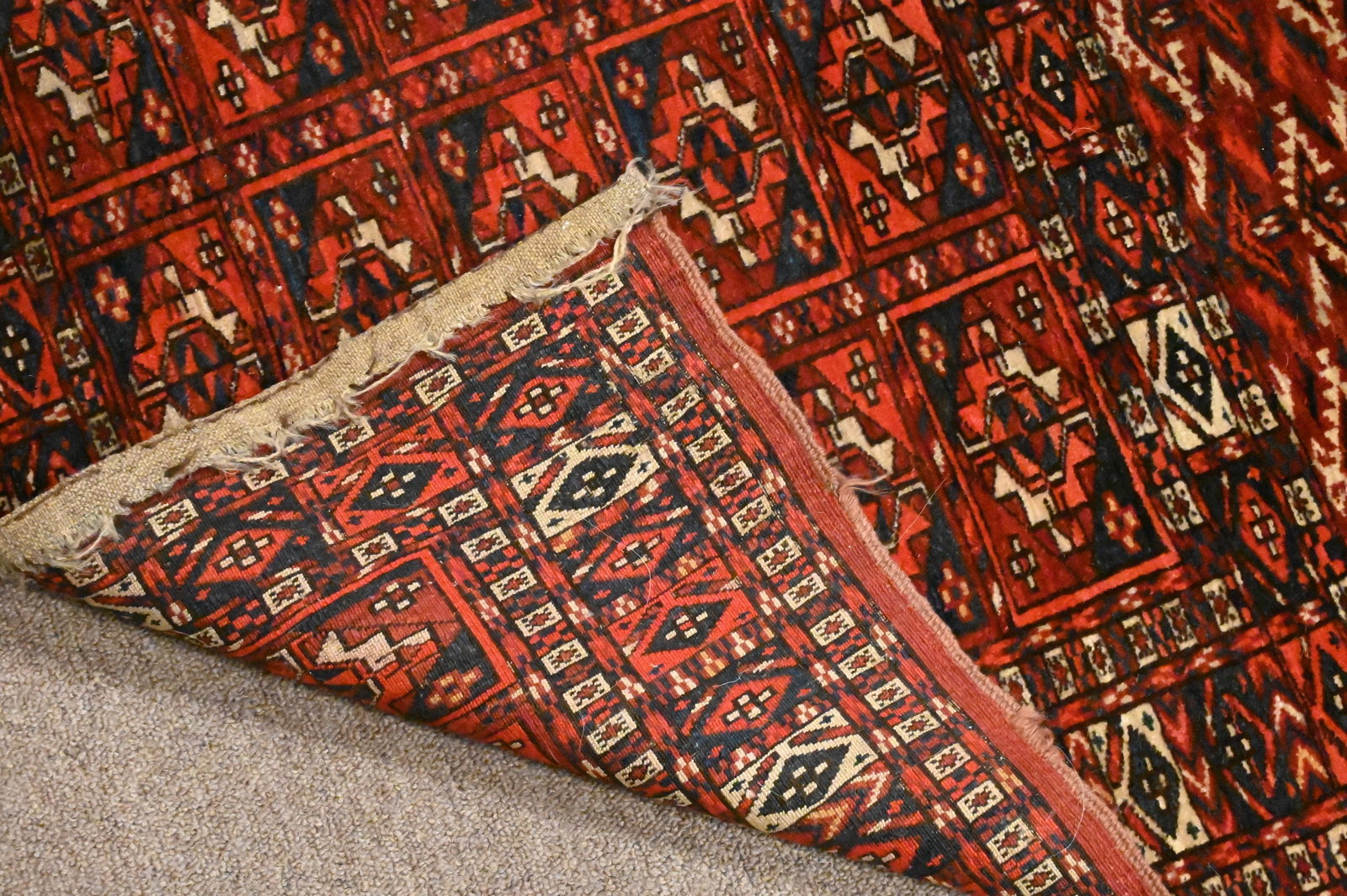 Two Oriental Throw Rugs - 3