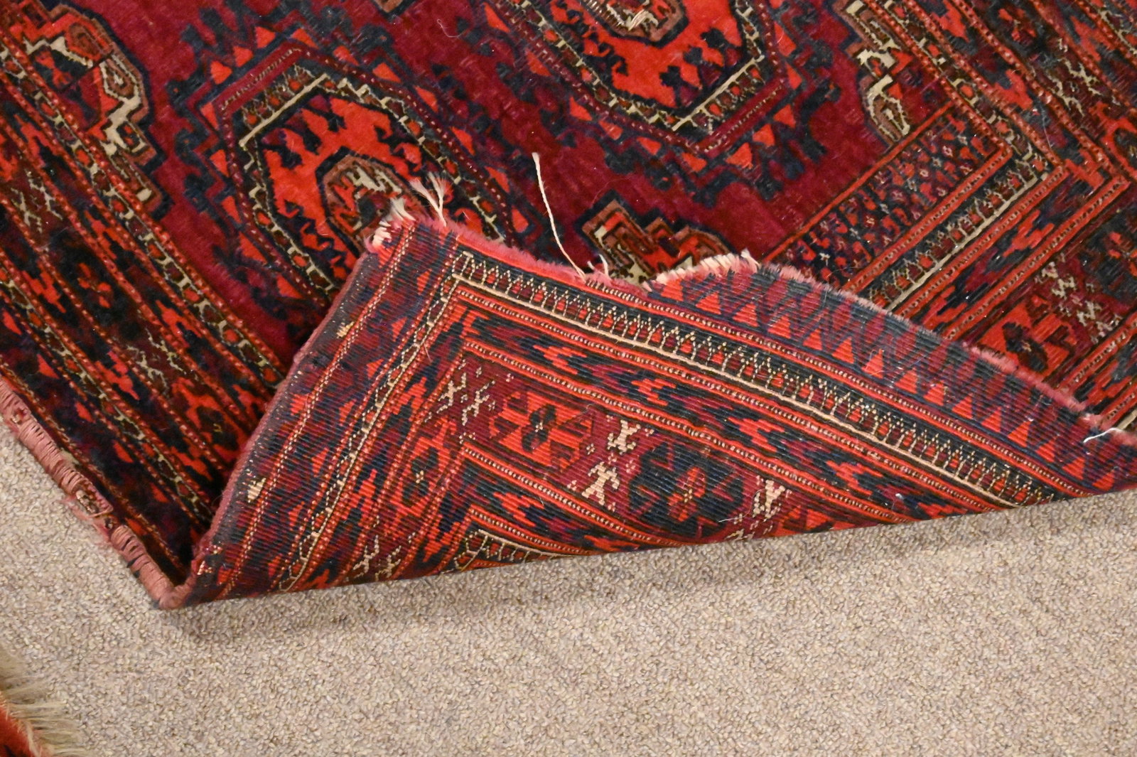 Two Oriental Throw Rugs - 5