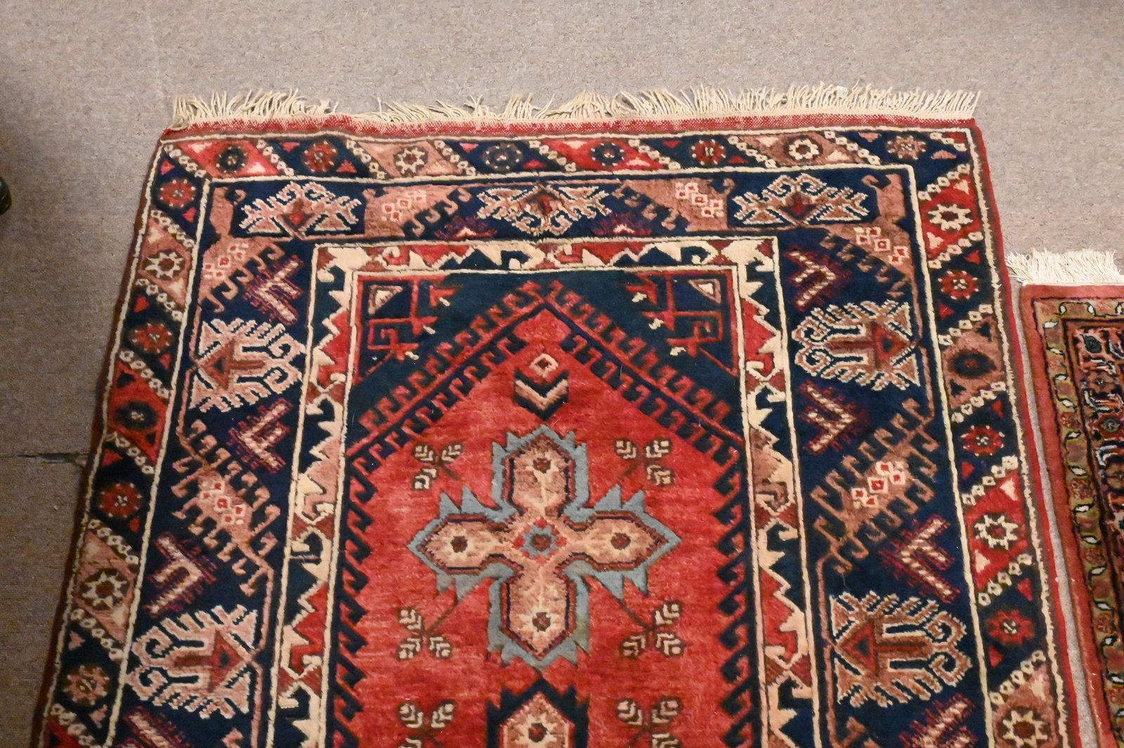 Two Oriental Throw Rugs - 8