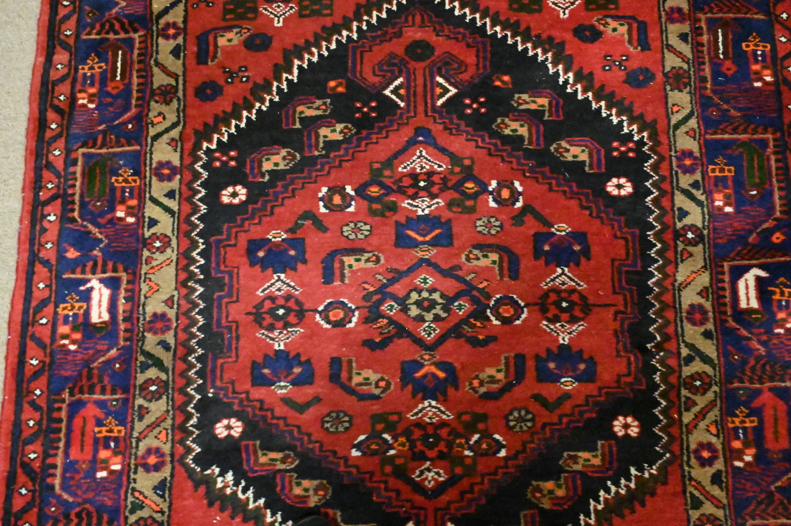 Heriz Oriental Carpet - 4