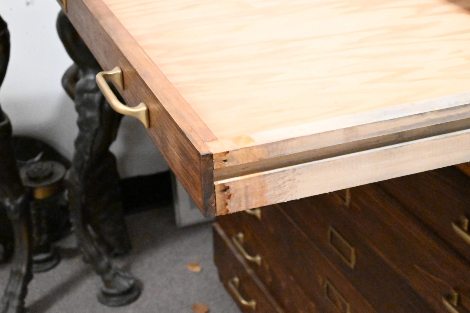 Two Part Railroad Map Cabinet - 5
