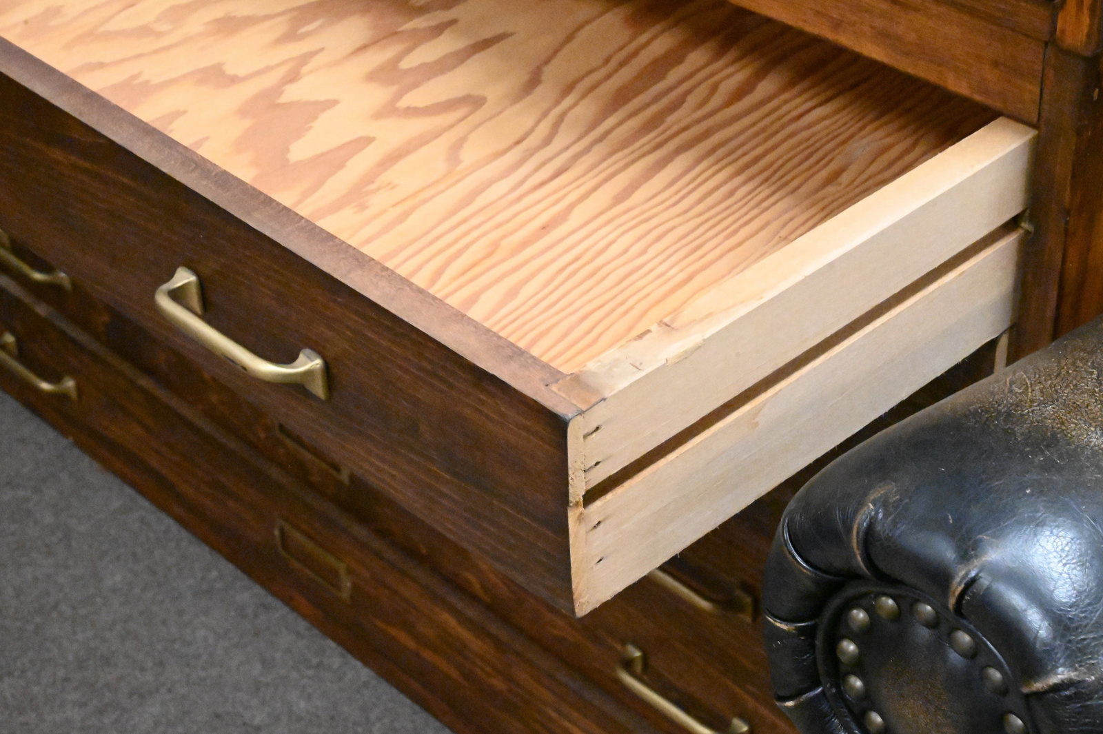 Two Part Railroad Map Cabinet - 6